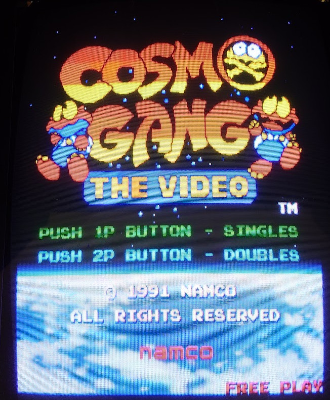 COSMO GANG THE VIDEO – NAMCO System 2 Arcade Game Tested Working PCB Board JP
