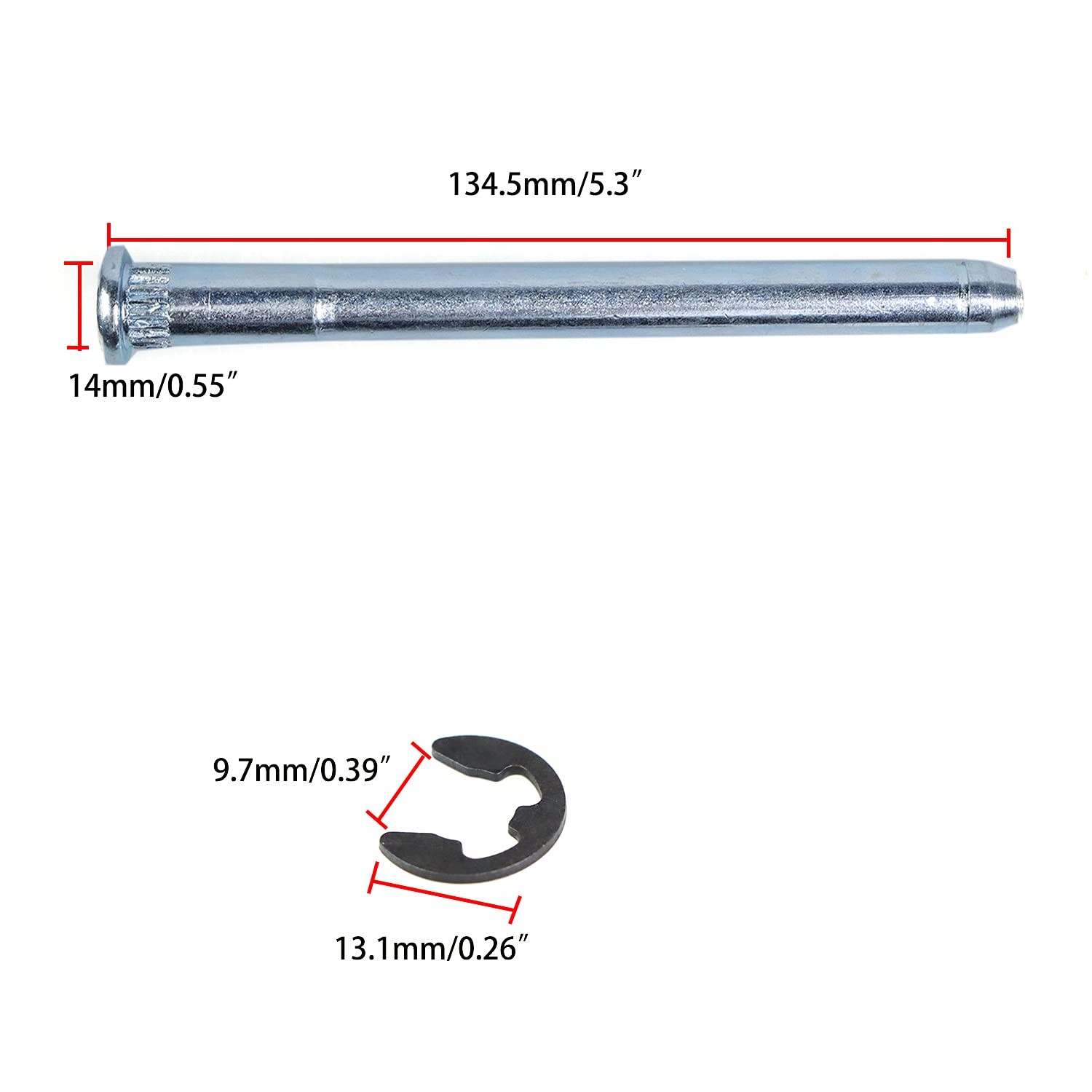 Door Hinge Pin and Bushing Repair Kits Compatible with 1988-2002 Chevy GMC C1500