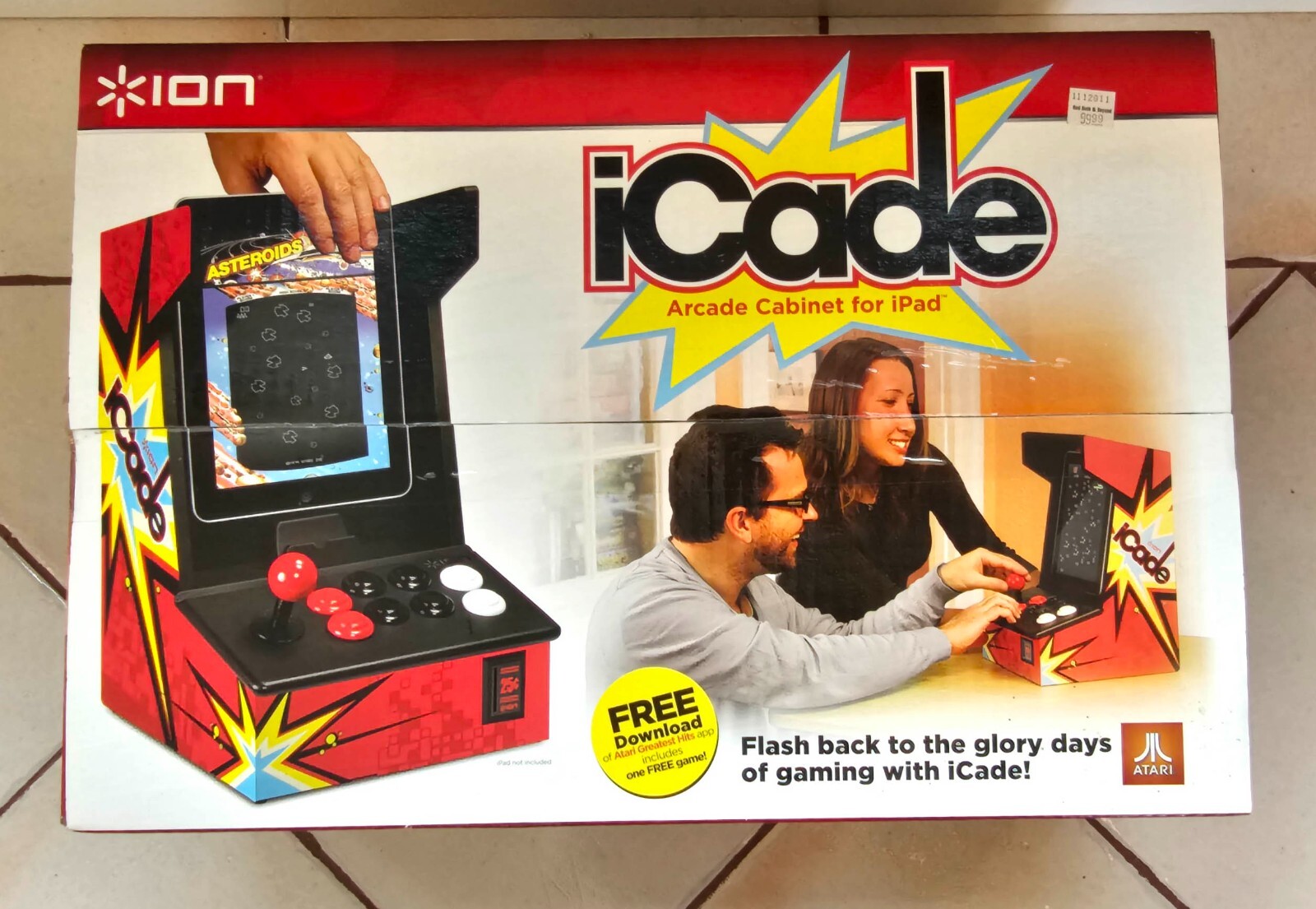 Atari Ion iCade Arcade Video Gaming System Cabinet For iPad New In Box
