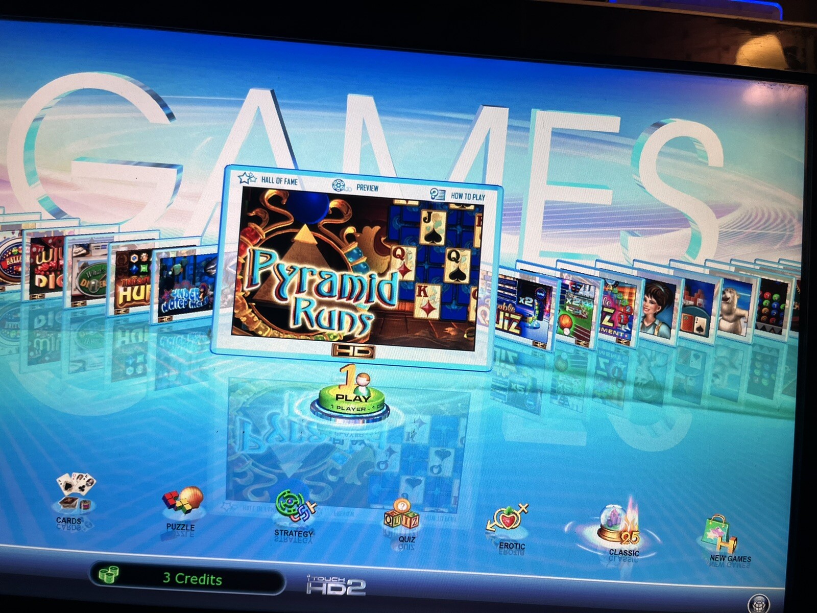 JVL Echo Touchscreen Video Bar Game