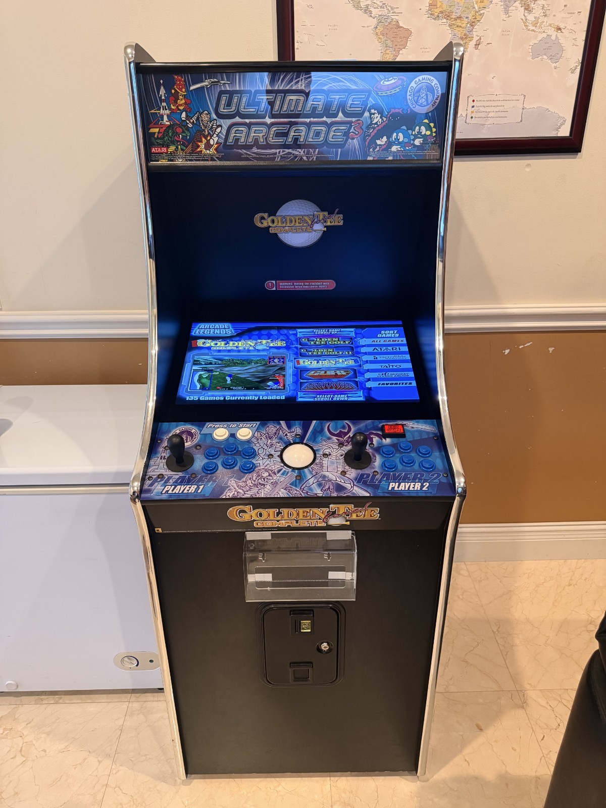 Chicago Gaming Ultimate Arcade 3 135 Games Golden Tee Excellent Condition Pickup