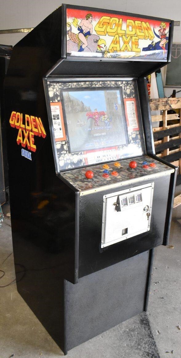 GOLDEN AXE ARCADE MACHINE by SEGA (Excellent Condition) *RARE*
