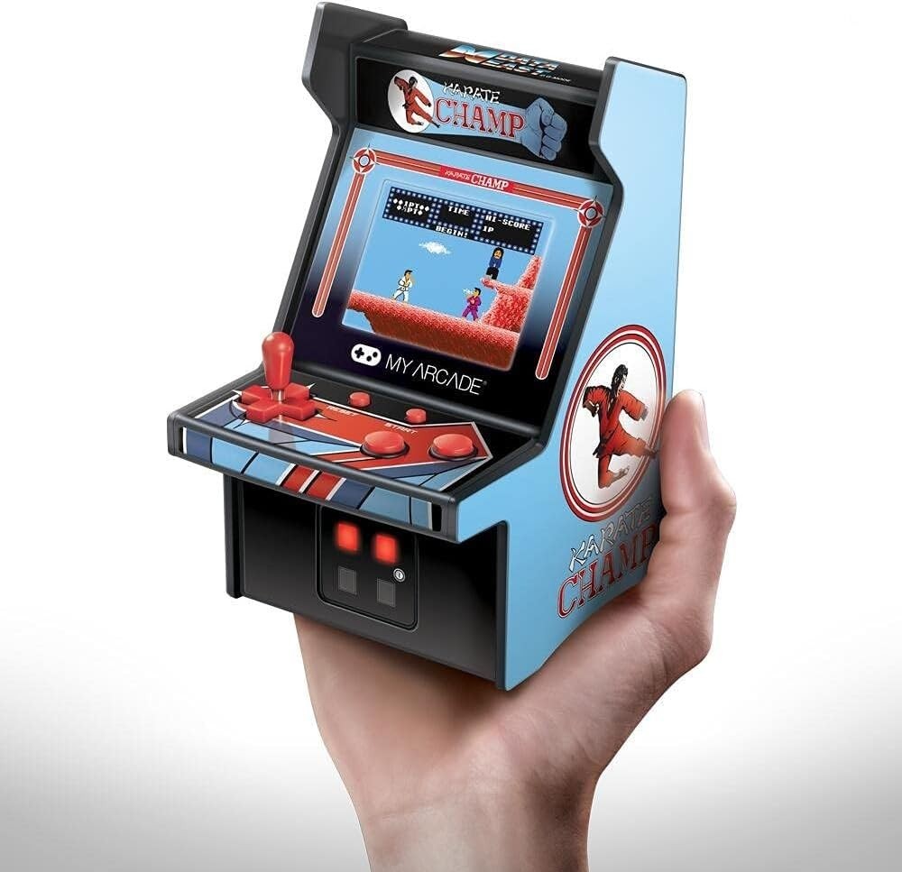 Karate Arcade Machine Mini 6.75 Inch Fully Playable Color Display and Speaker