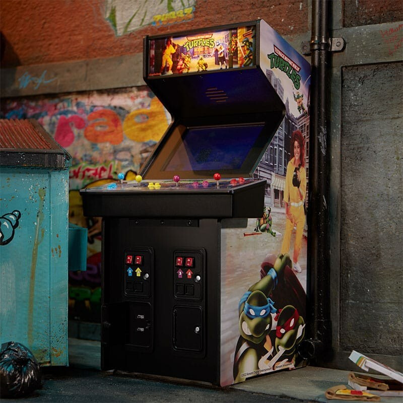 Official TMNT – Turtles in Time Quarter Size Arcade Cabinet-Exclusive Signed CE