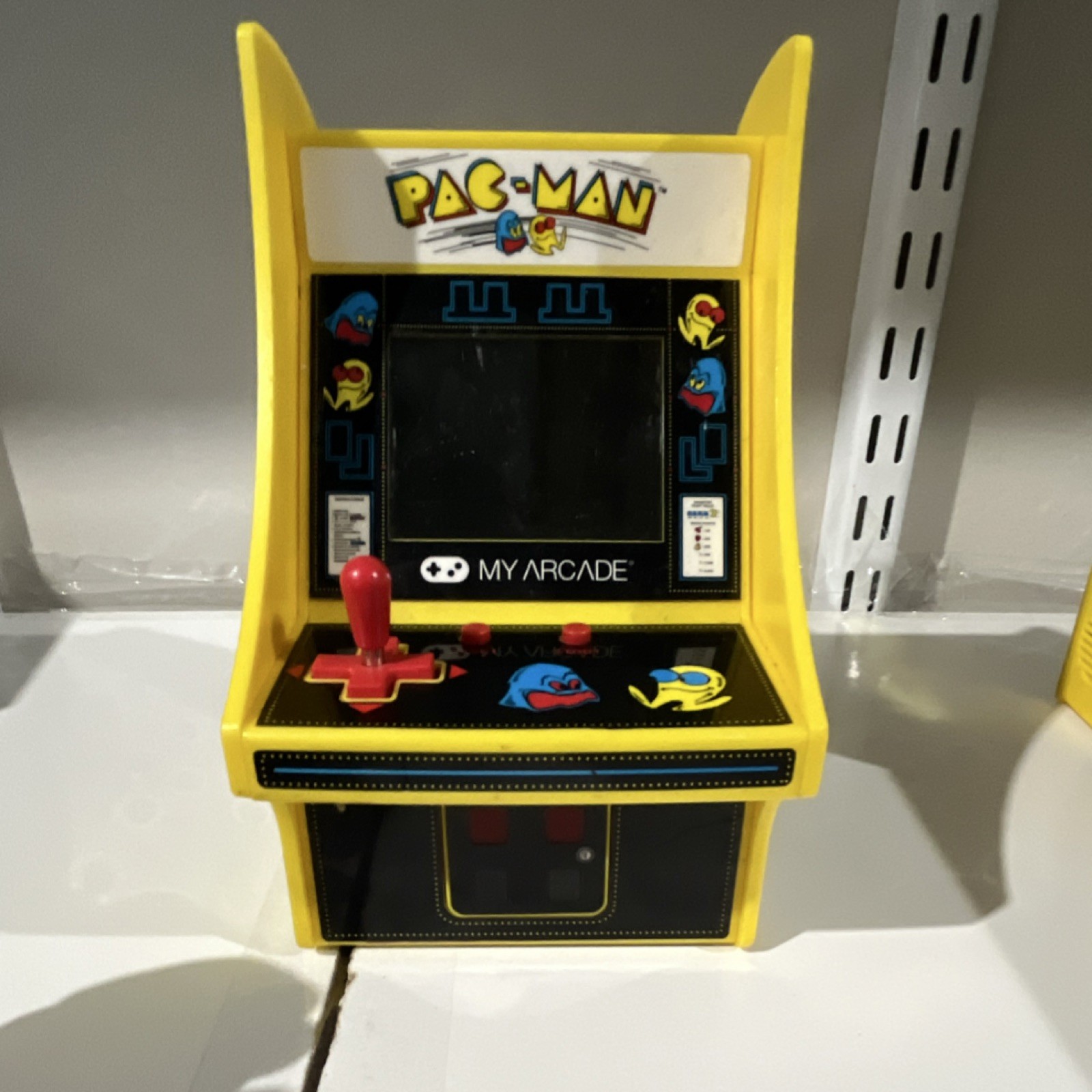 My Arcade Pac-Man Miniature Video Arcade Machine Collectible Yellow Toy