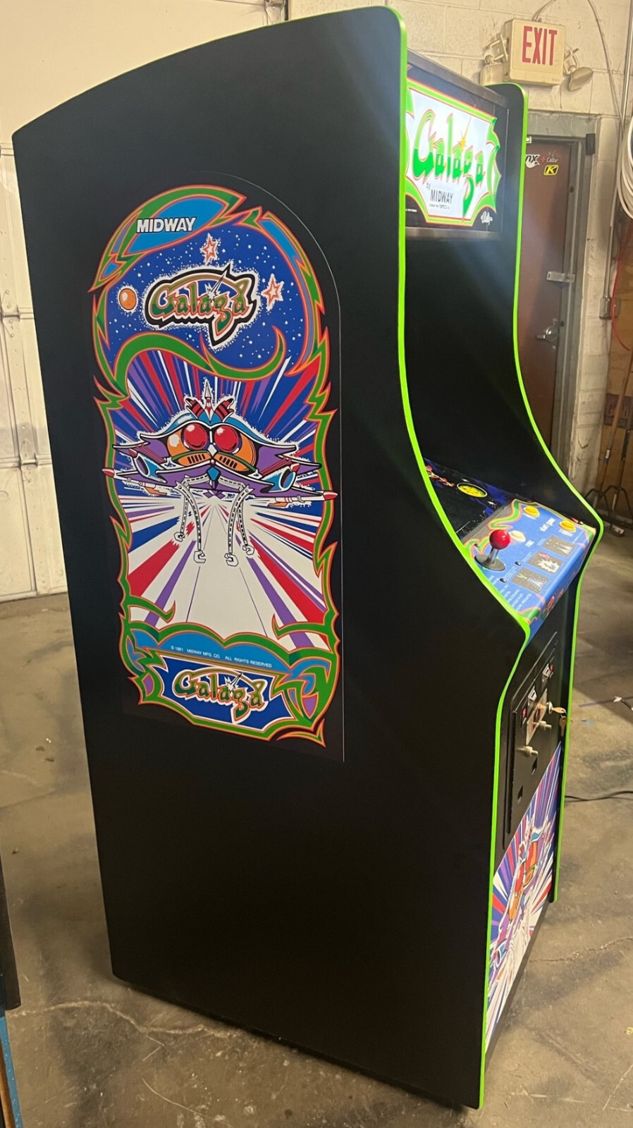 GALAGA ARCADE MACHINE by NAMCO (Excellent) *RARE*