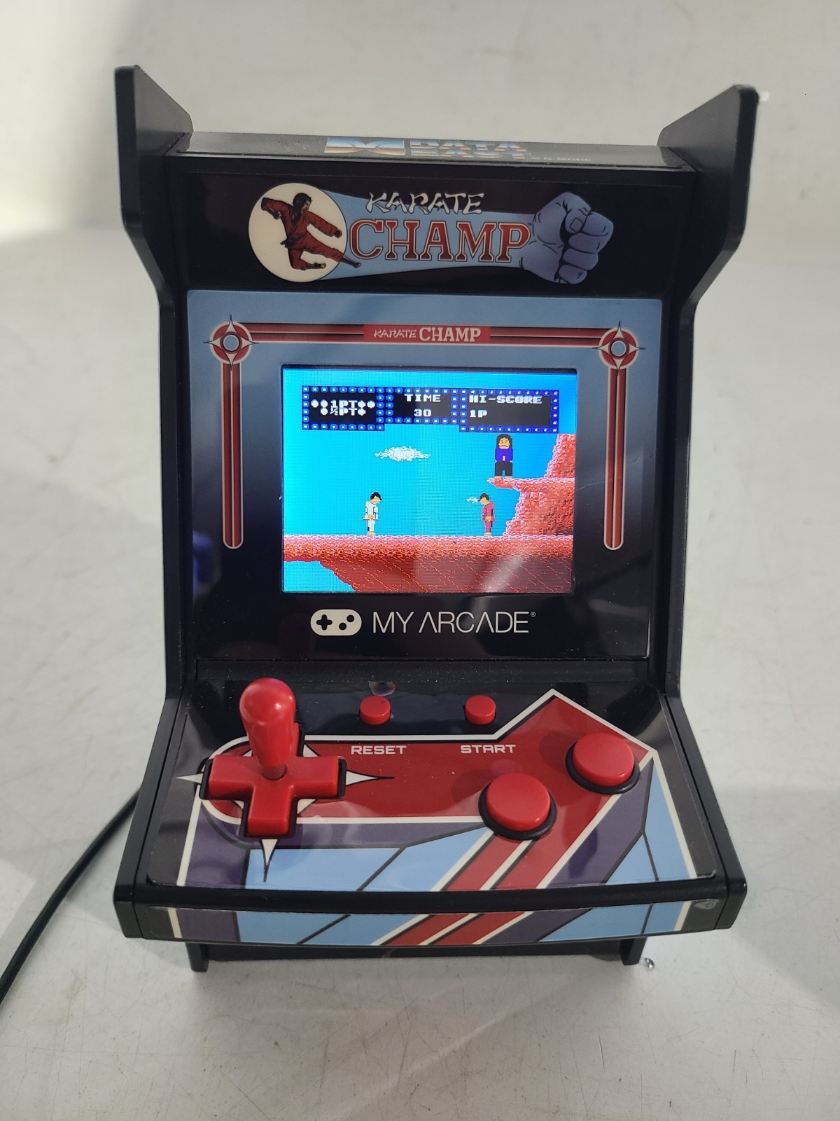 My Arcade Data East Classics Mini Player Karate Champ Video Game (TESTED)