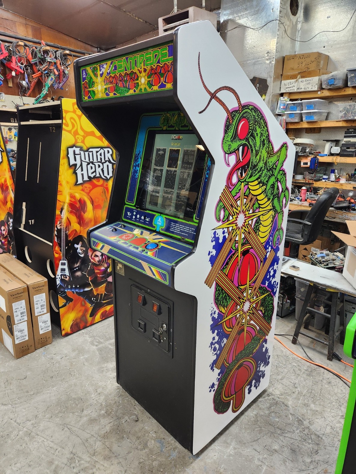 CENTIPEDE Stand Up Full Size Arcade Machine Classic Video Game 9 Games in 1 (#1)
