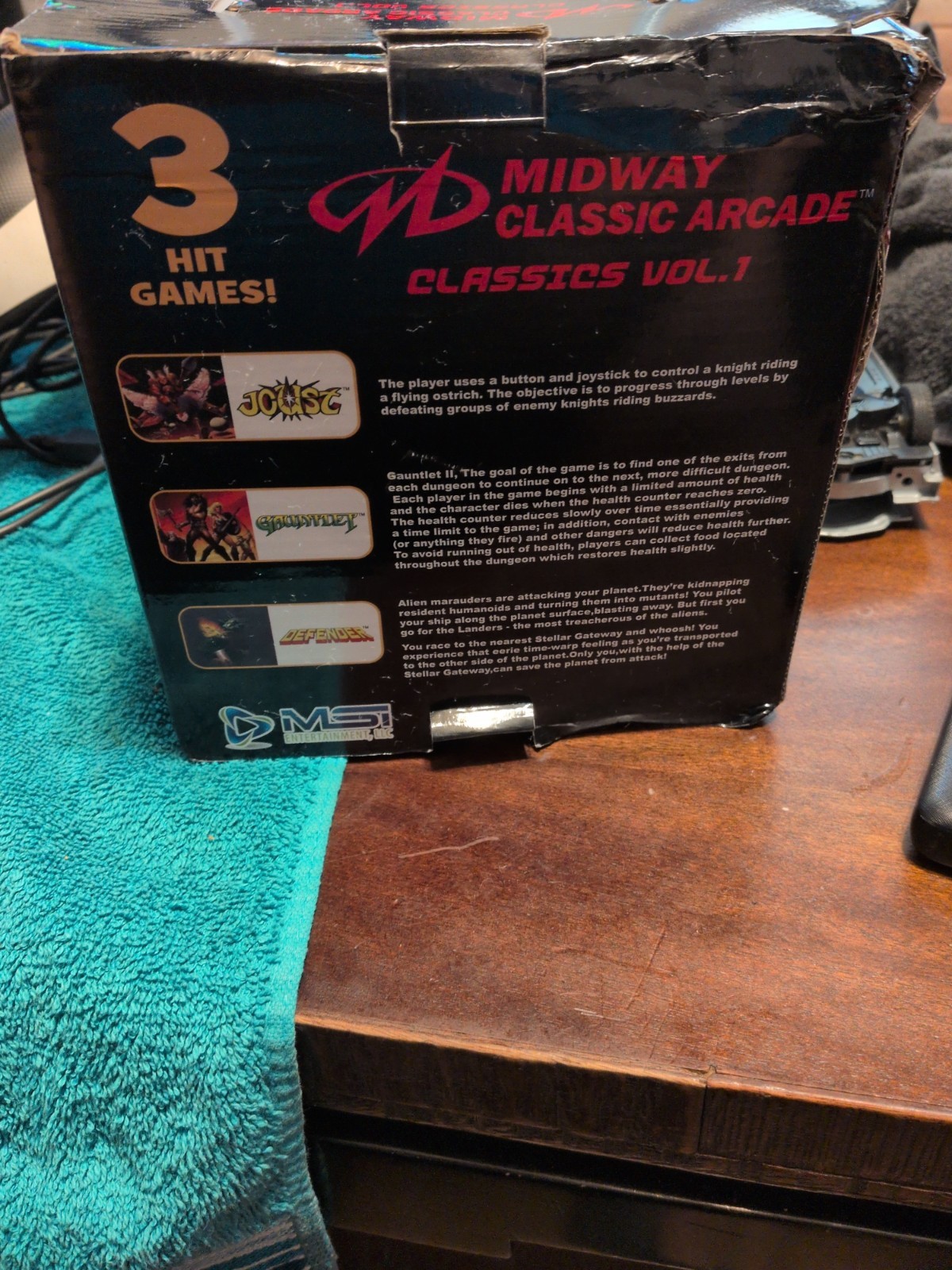 midway classic arcade vol 1 Joust Gauntlet Defender 3 Hut Games