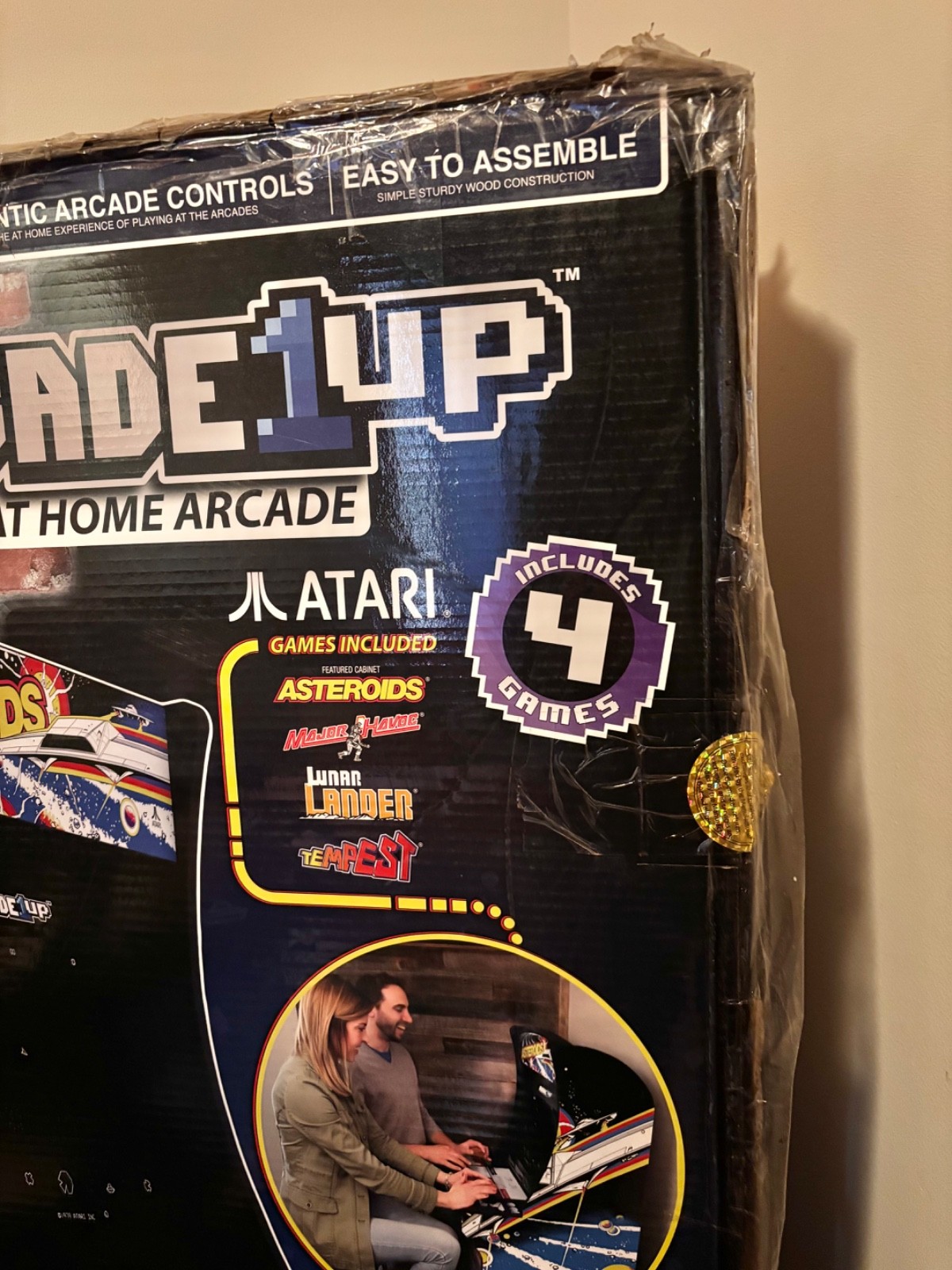 Arcade1Up Asteroids 4-in-1 Arcade Cabinet NEW in Box