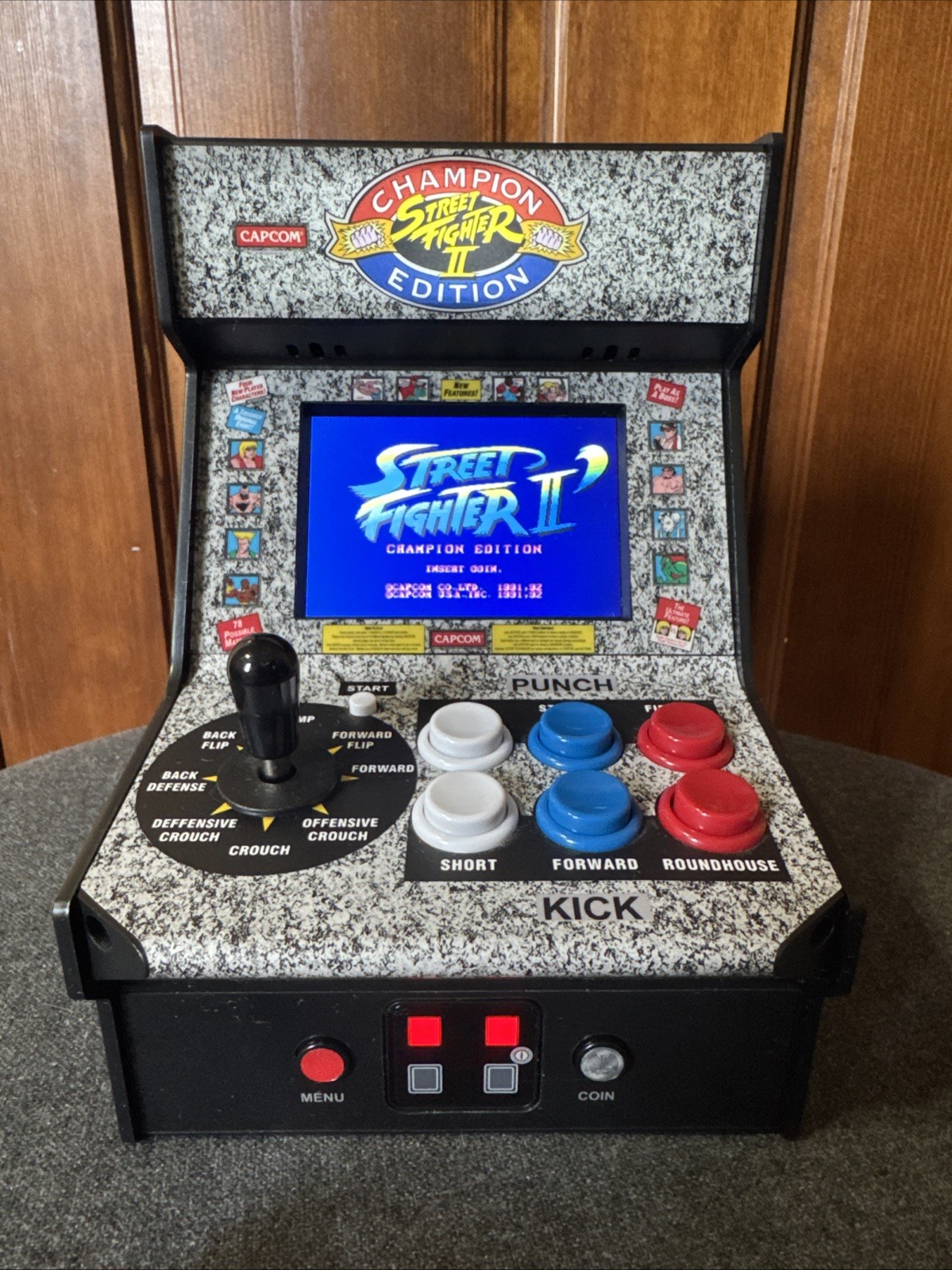 My Arcade Street Fighter II Micro Player Retro Arcade Game Machine