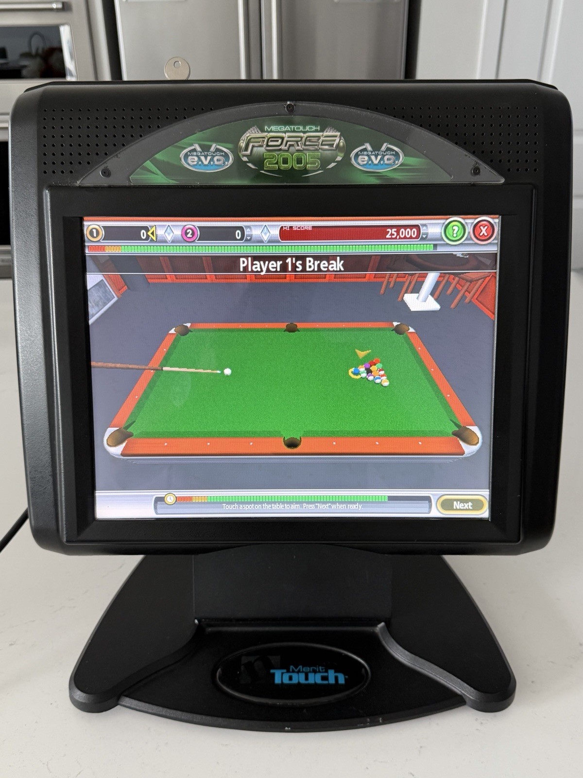 Megatouch Force 2005 15″ LCD Bartop Game Touchscreen Great Entertainment Works