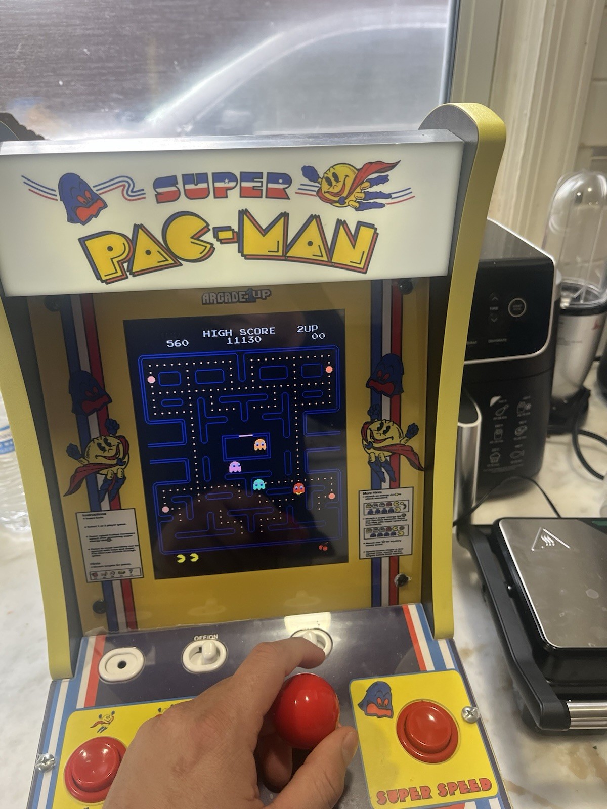 Arcade1up Super Pac-Man Tabletop Arcade Machine 2021 Reproduction