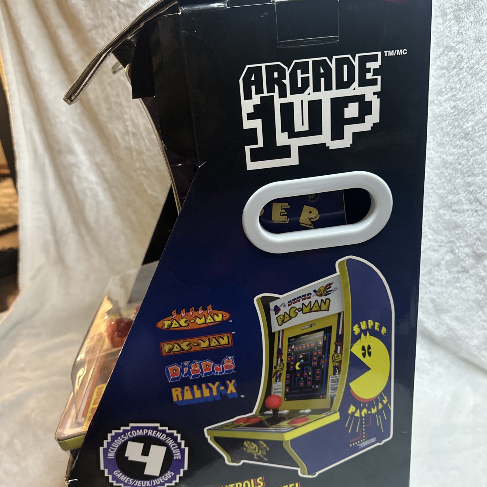 Arcade1up Super Pac-Man Tabletop Arcade Machine Reproduction Collectible