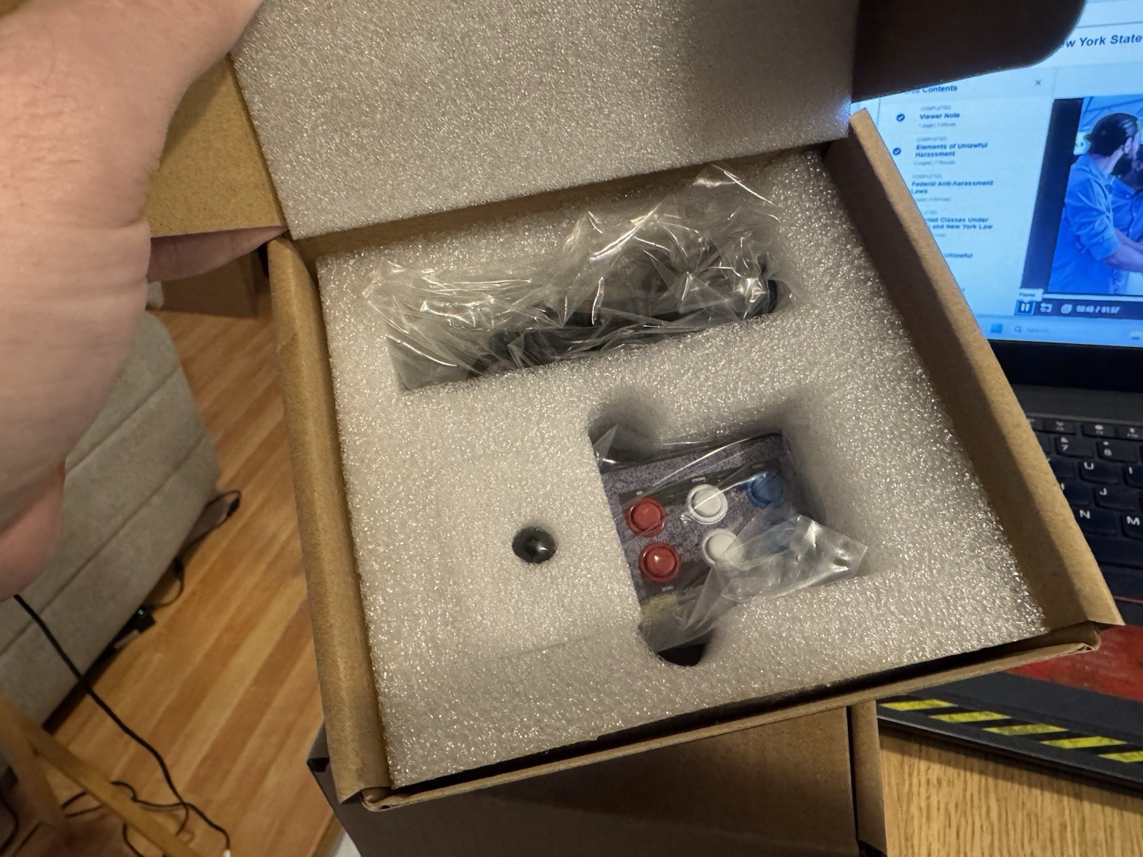 New Wave Toys Replicade Street Fighter II Fight Stick Mini Arcade