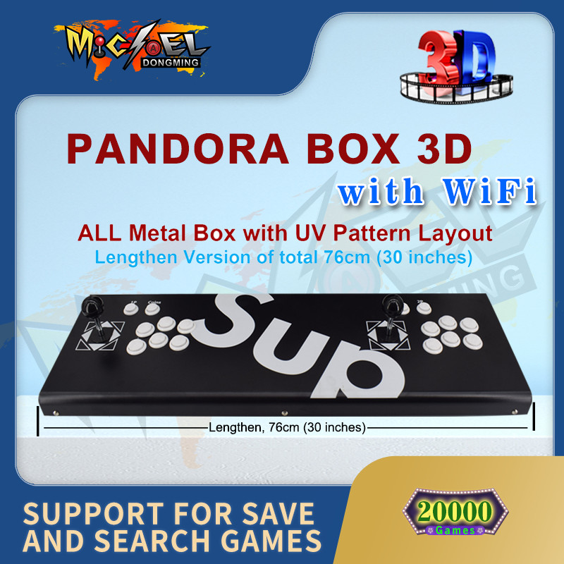 Pandora’s Box 3D Retro Video Game 20000 Games Arcade Console HD Metal lengthen