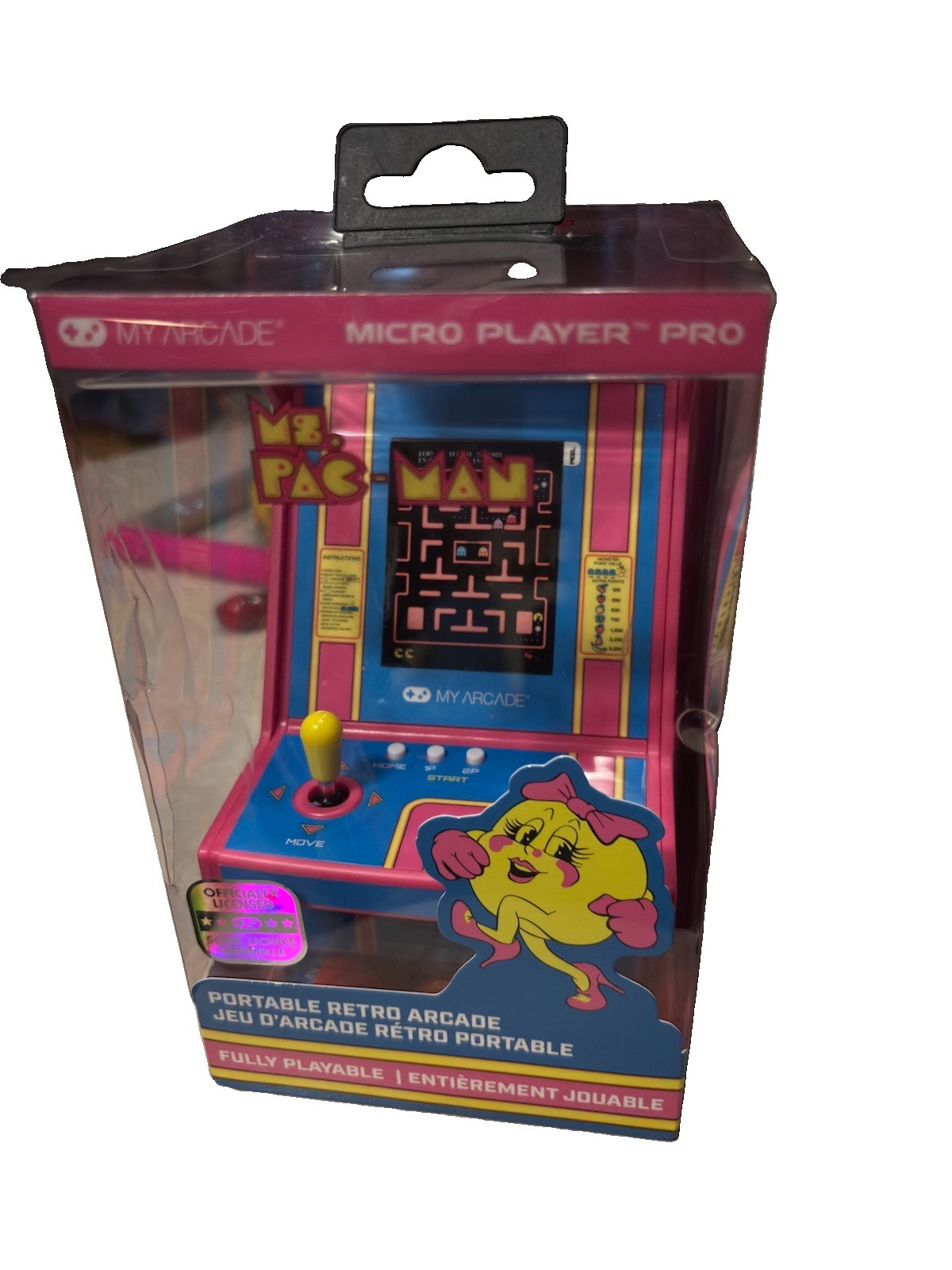 My Arcade Micro Player Pro Ms. Pac-Man Portable Retro Arcade