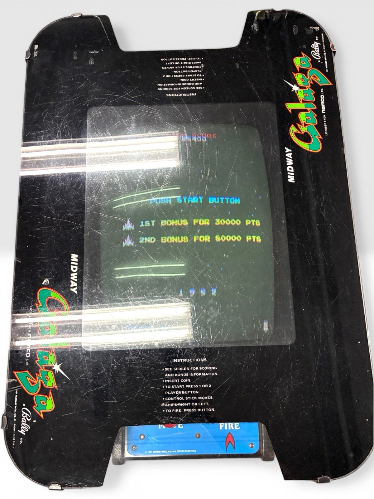 🎮 Galaga Cocktail Arcade Machine – Vintage Midway Classic 🕹️🔥