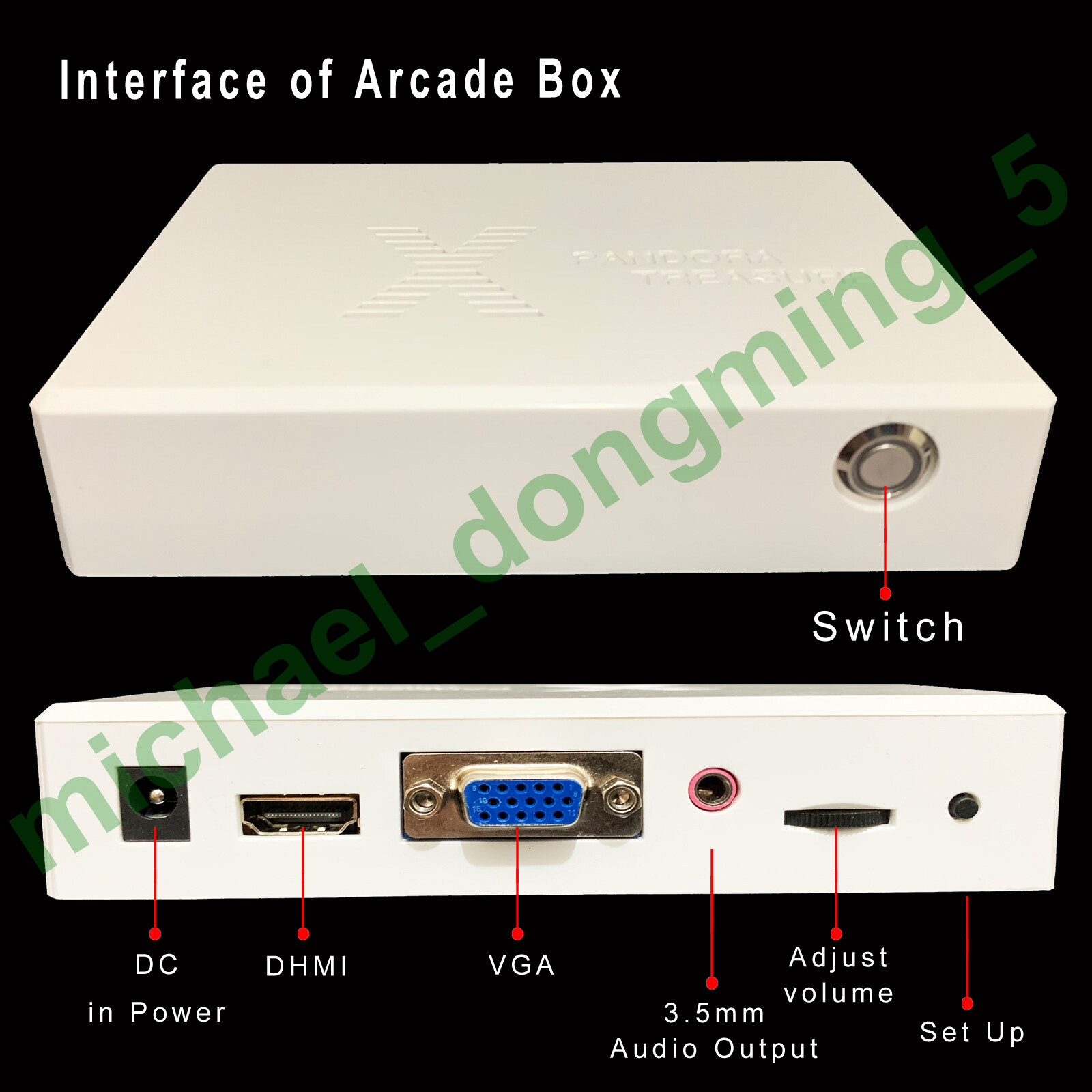 4260 Games 720P Pandora’s Box DX Mini Arcade with Wired Controller Controller