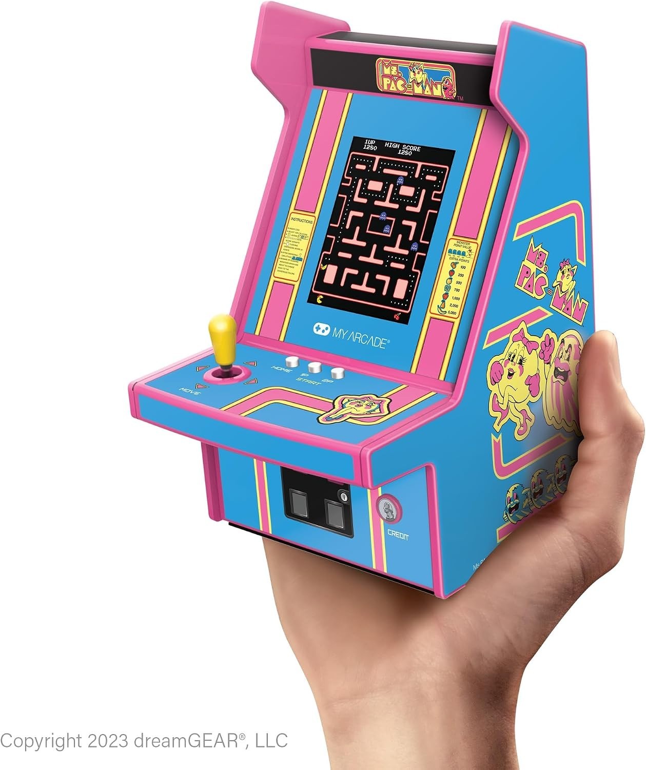 Ms. Pac-Man Handheld Arcade – Officially Licensed Collector’s Item for Gamers
