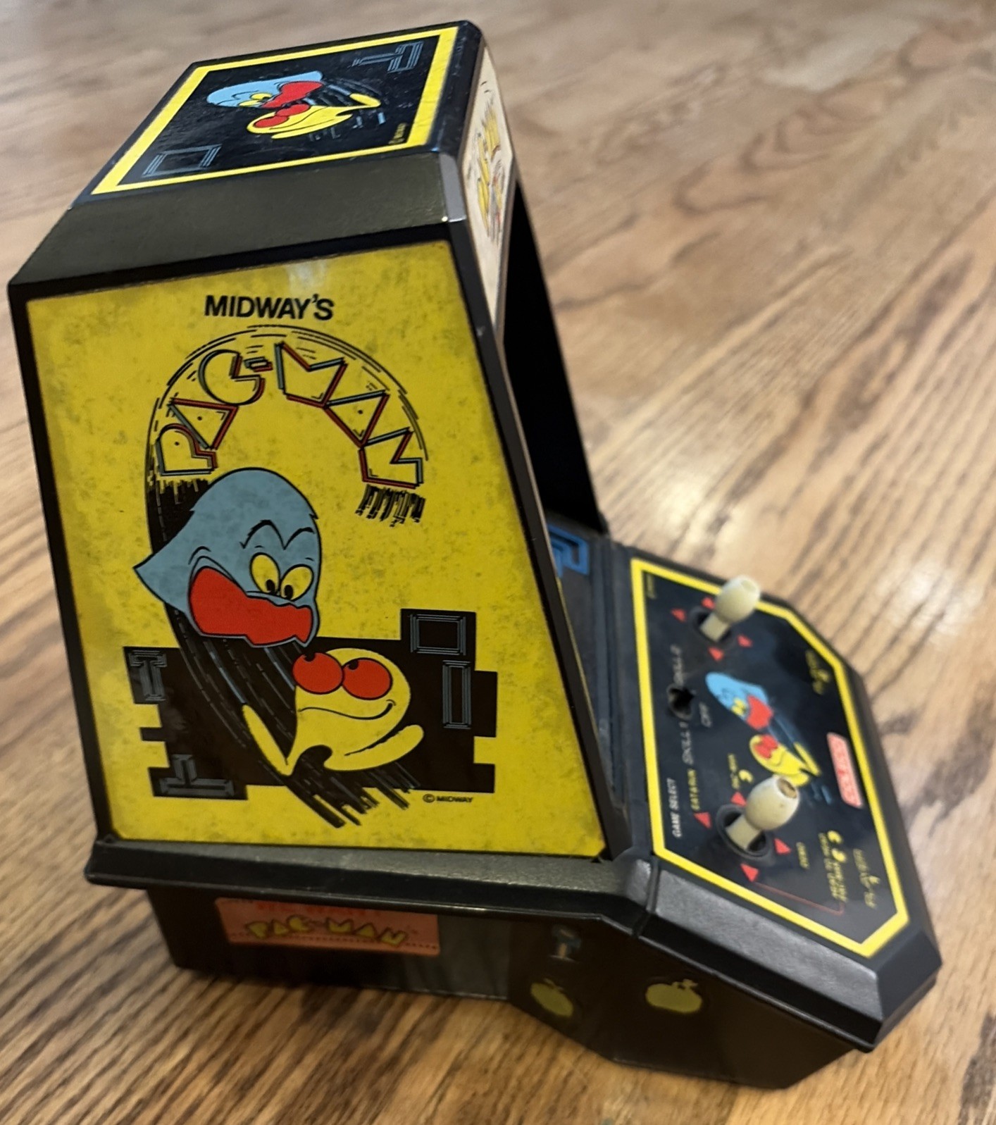 Vintage Coleco Pac-Man Tabletop Mini Arcade Game w/ Manual – tested, works