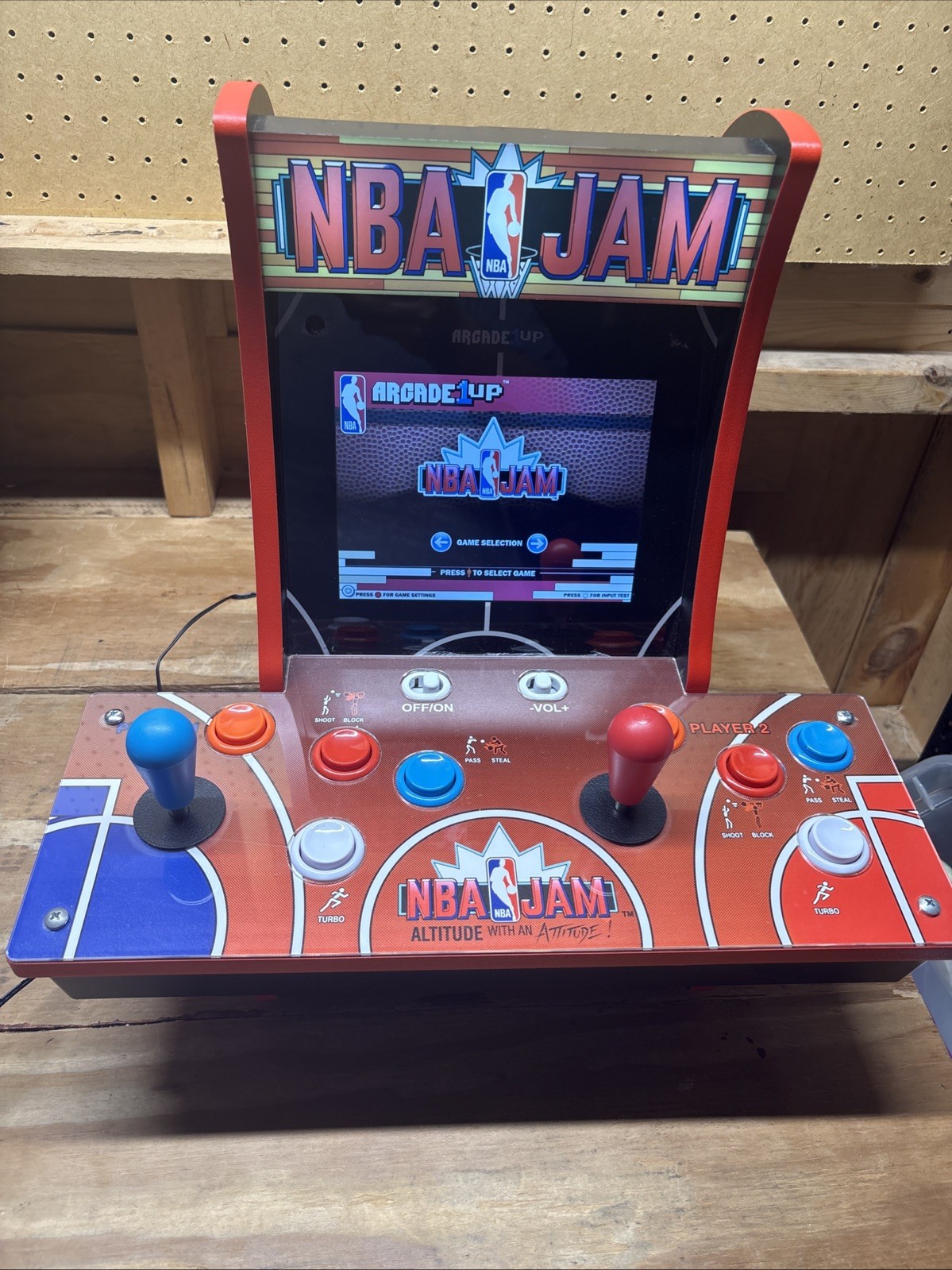 Arcade 1 Up NBA JAM 2 Player Countercade/Tabletop Arcade Machine Works