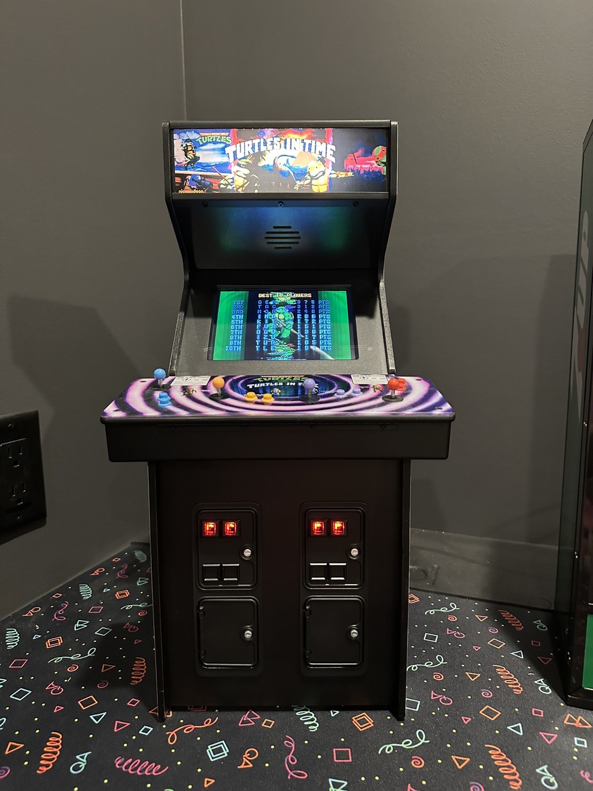 Numskull Quarter Arcades TMNT Turtles in Time Collector’s Edition Mini Arcade…