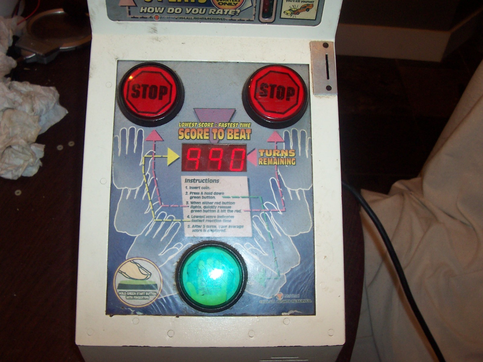 Mr Vend REACT Arcade 25 CENT MACHINE NOT WORKING CORRECTLY PLEASE READ!
