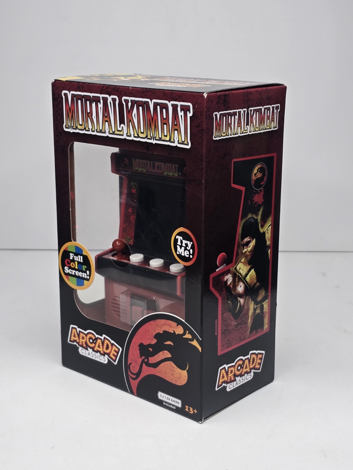 Mortal Kombat Klassic Mini Arcade Classics Basic Fun 90’s Video Game WB New