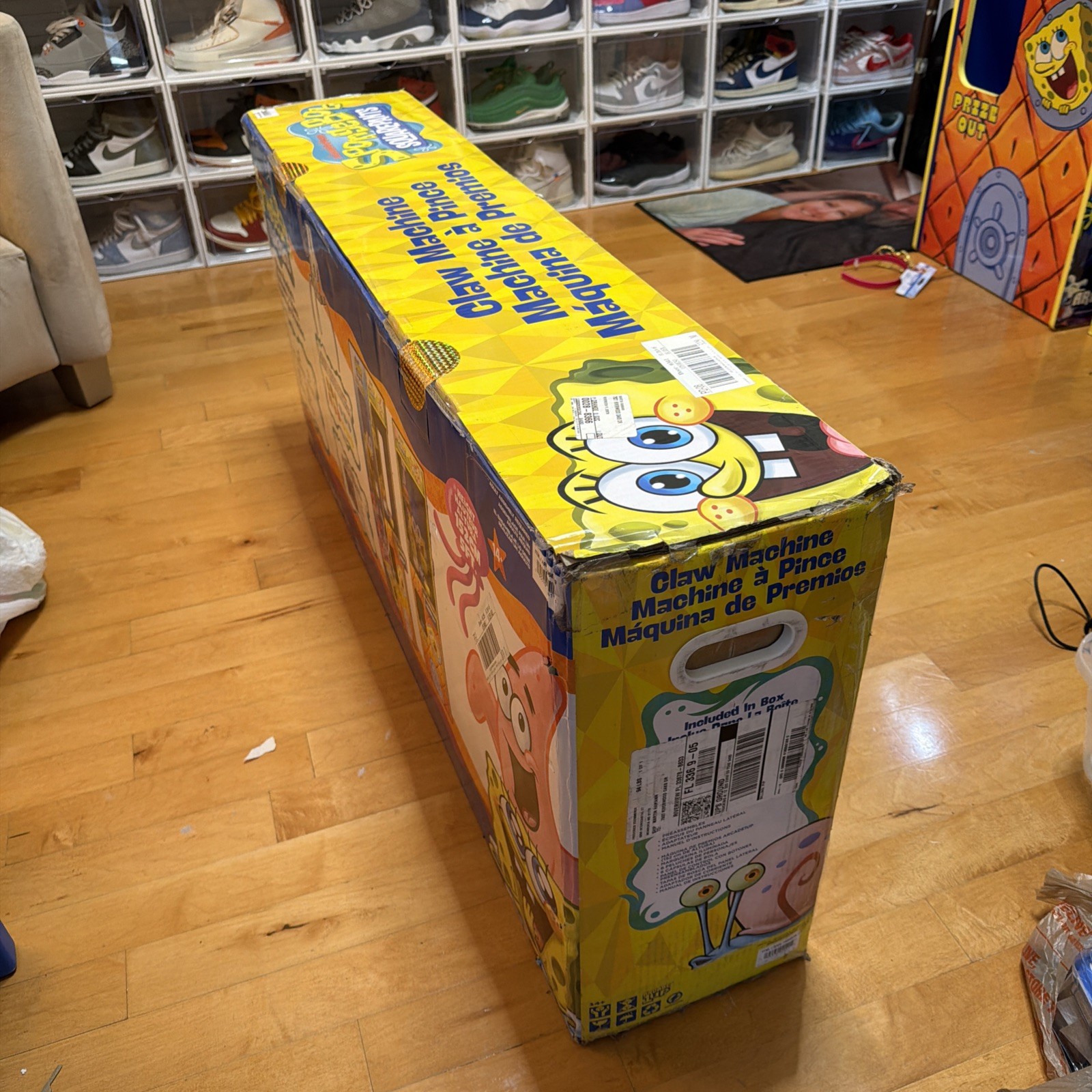 NEW SEALED Arcade1Up Arcade Spongebob Squarepants Claw Machine Game Room