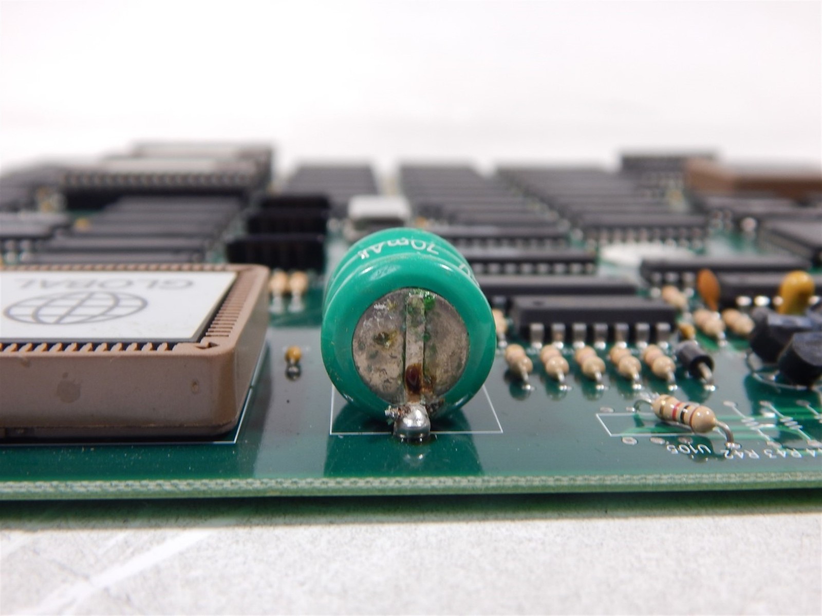 Global Fruit Genie 2 PCB N0-006E Arcade Game Board Battery Corrosion AS-IS