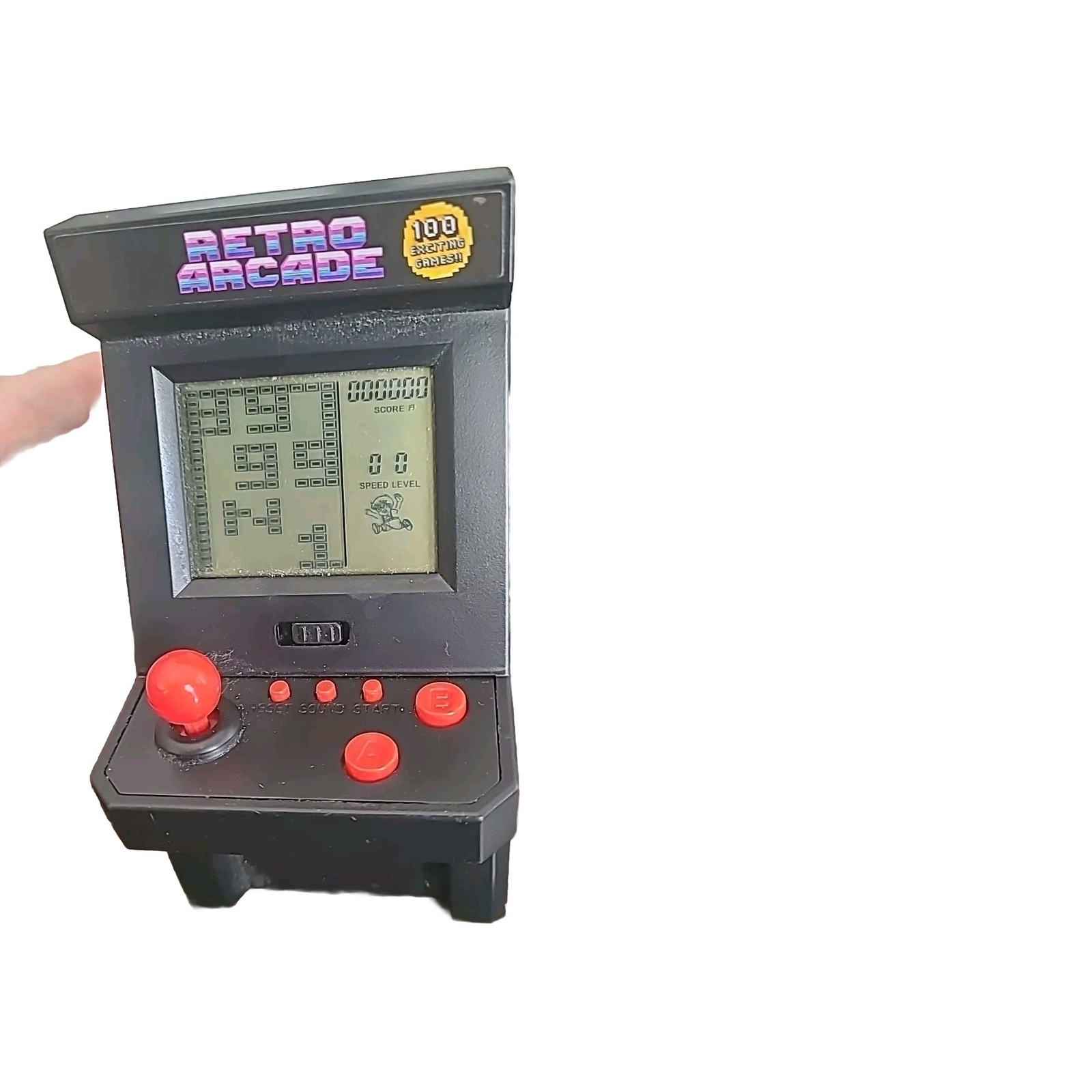 Retro Arcade 100 Exciting Games Mini Plastic Game Machine