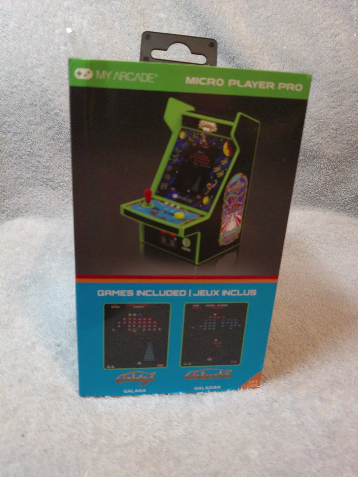 My Arcade Galaga/Galaxian Micro Player Pro DGUNL-4195 Portable Retro Arcade New