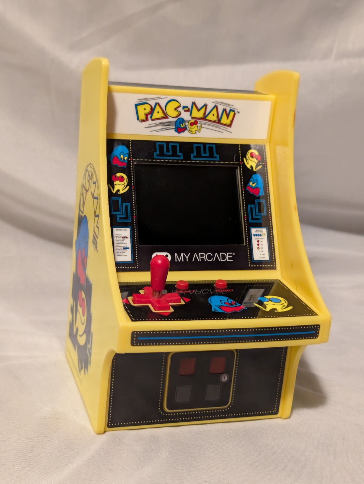 My Arcade Pac-Man Mini Arcade Machine Collectible Reproduction Yellow