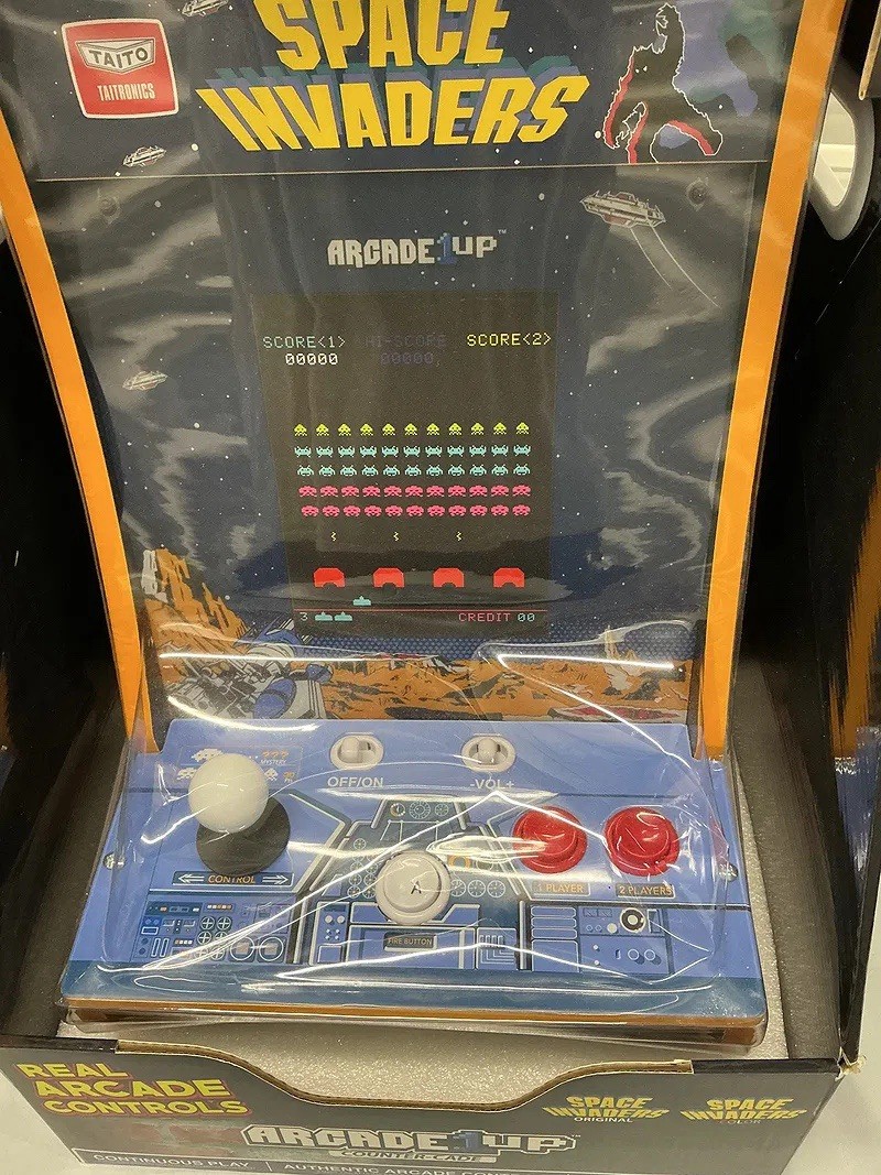 NEW Arcade1Up Space Invaders Counter-Cade Countertop Arcade 1up Countercade NSIB