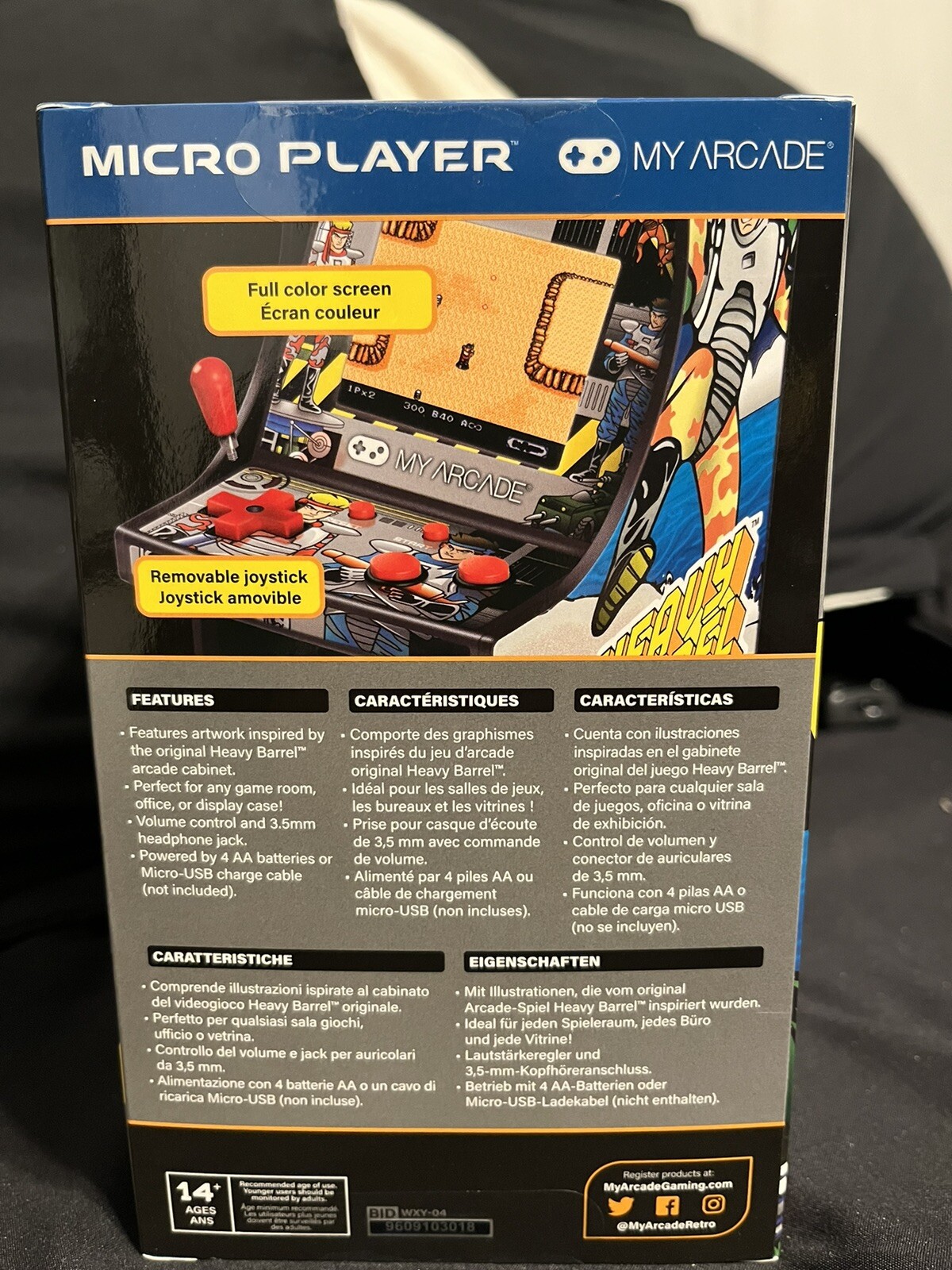 My Arcade DGUNL-3205 Heavy Barrel Micro Player Retro Arcade Machine – 6 Inch [Ne