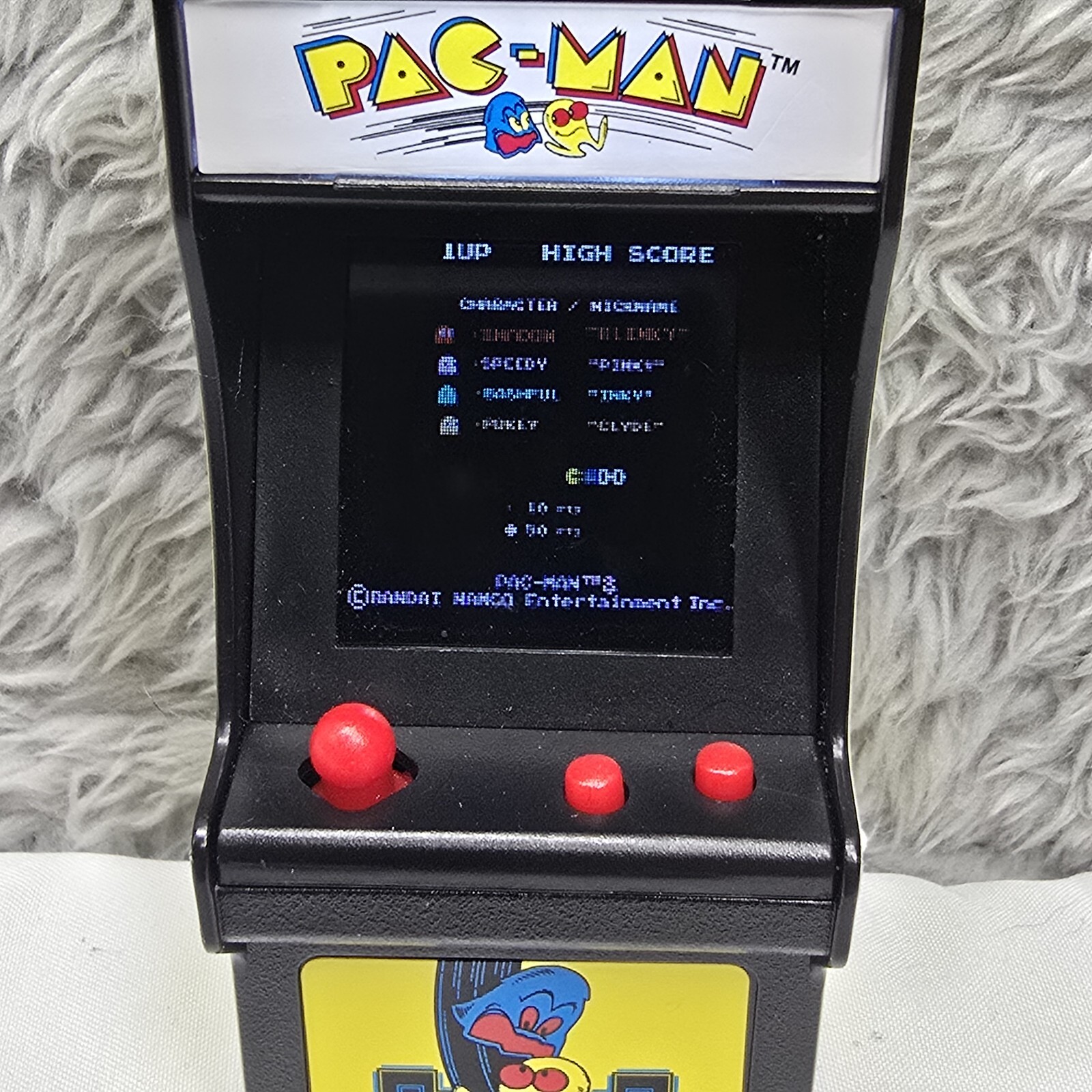 Pac Man Mini Arcade Machine Keychain 2017 Super Impulse Limited Bandai