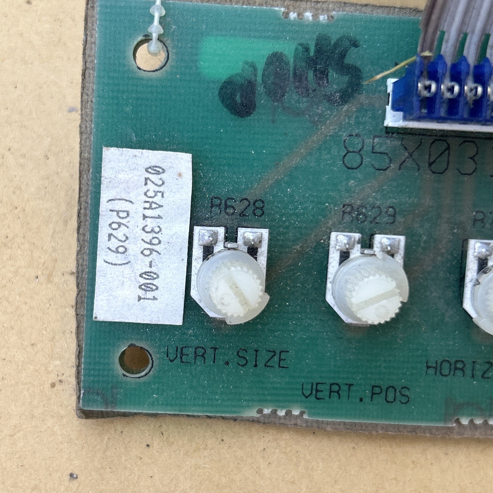 Arcade Monitor Chassis Adjuster Wells Gardner Untested Pcb Game Part B21-10