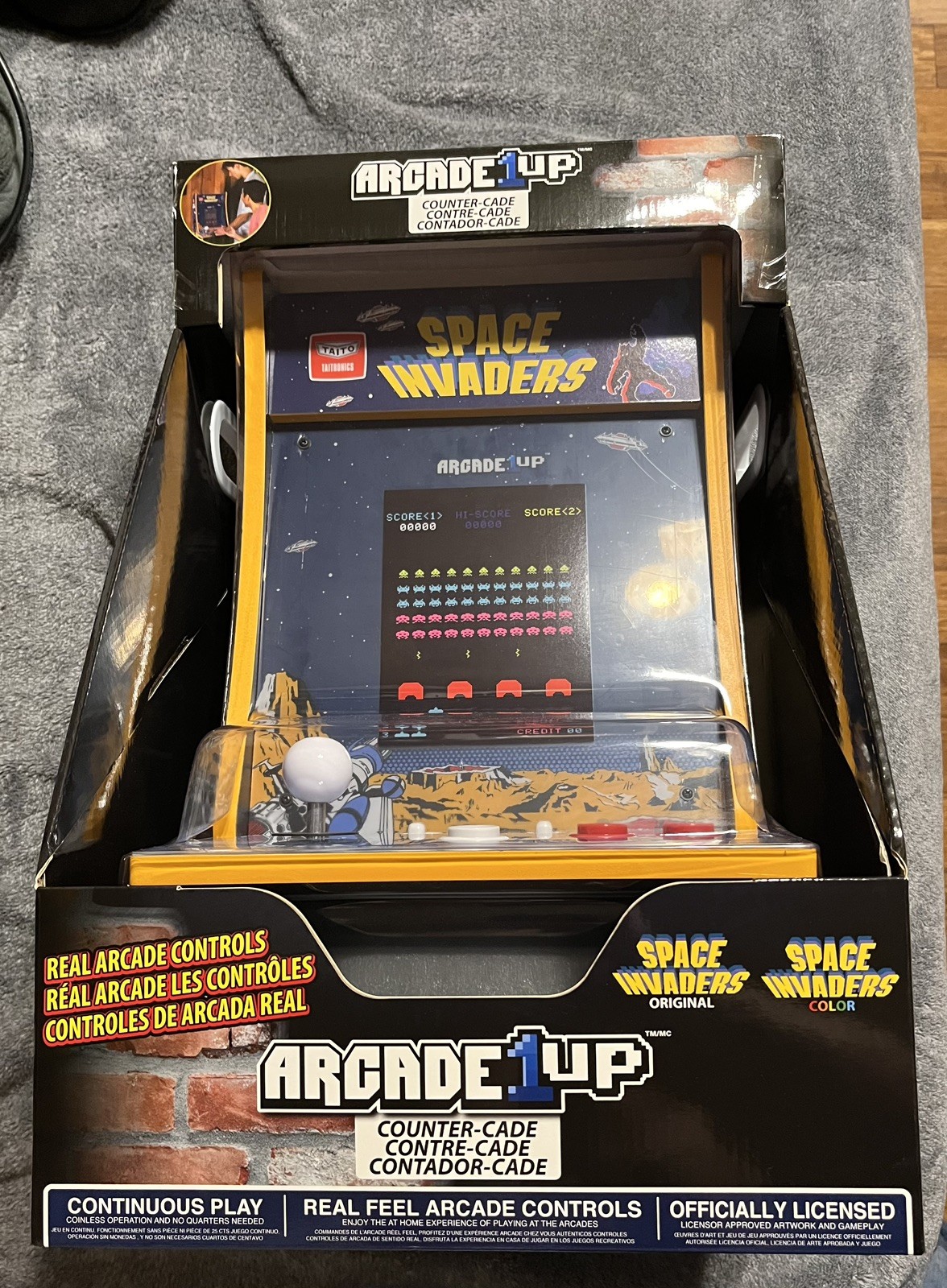 NEW Arcade1Up Space Invaders Counter-Cade Countertop Arcade 1up Countercade NSIB