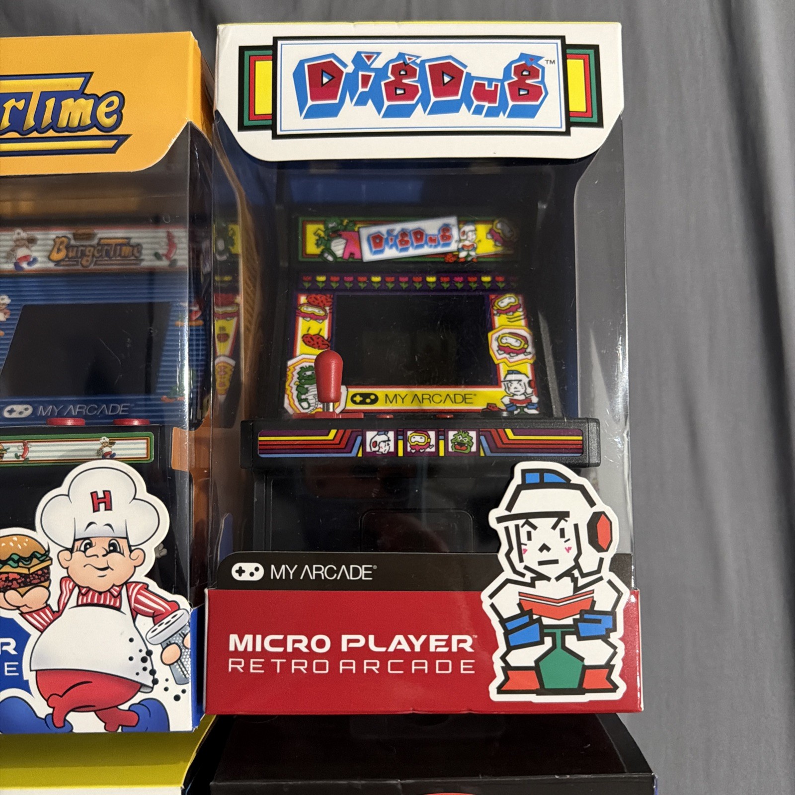 My Arcade Dig Dug. Burgertime. Galaga. Pac-Man. Micro Player Bundle. Read Desc.