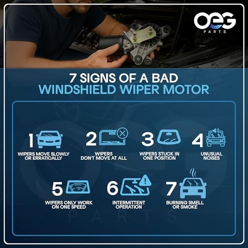 OEG Parts New Windshield Wiper Motor Compatible with Chevy Aveo Aveo5 04-08,
