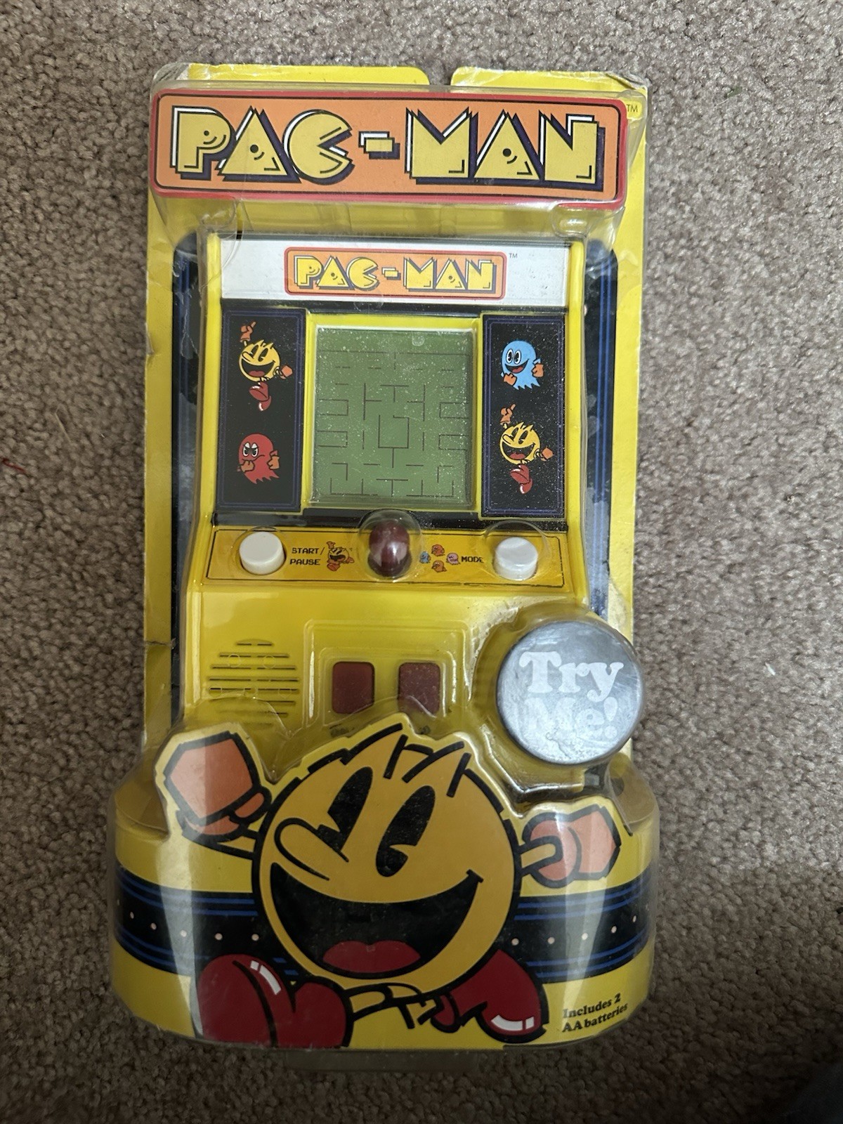 Pac-Man Mini Game Arcade Machine Handheld Classic Gameplay ~ Retro NEW basic fun