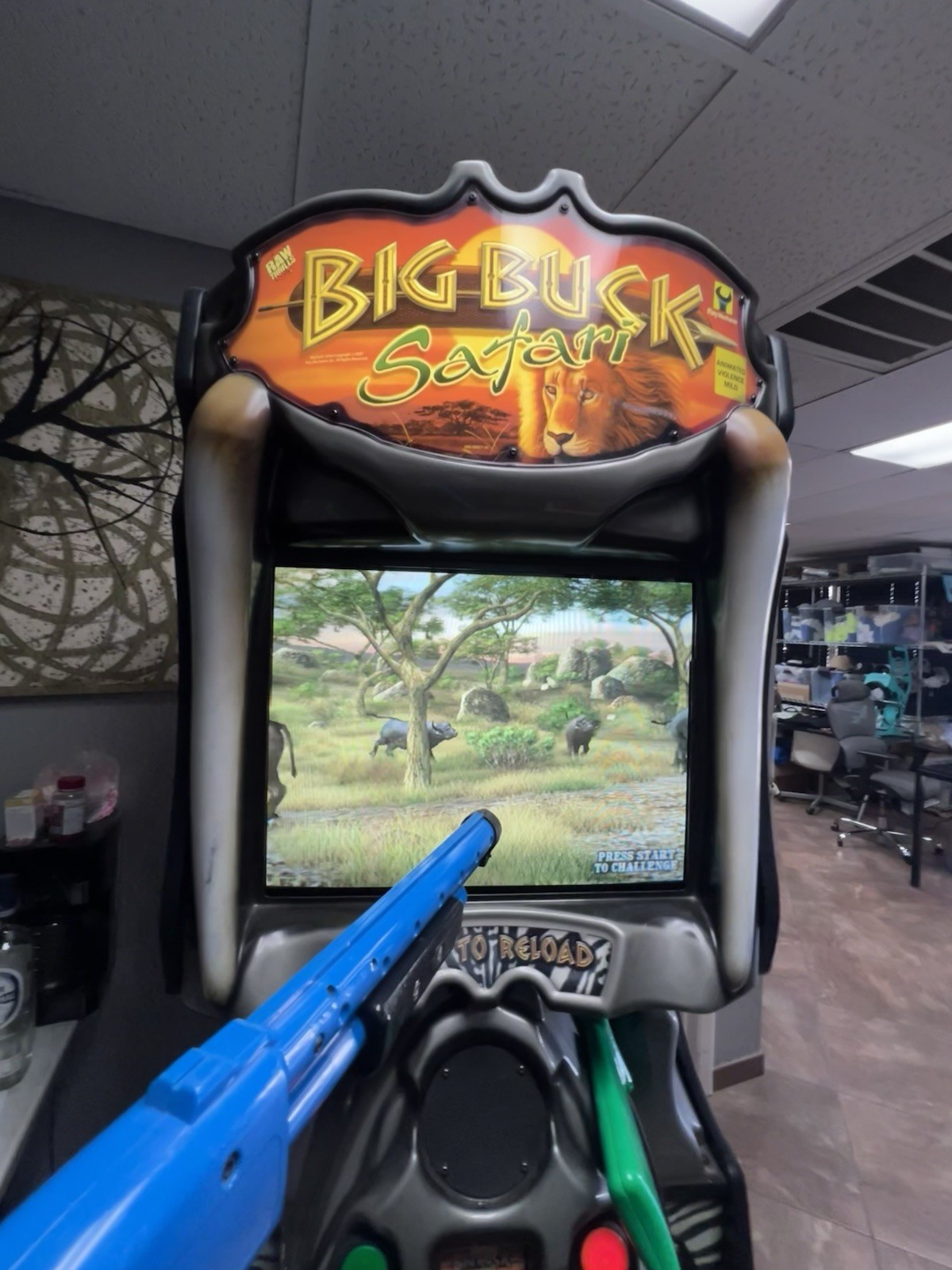 Big Buck Hunter Safari Arcade – FULLY WORKING – New 27” CRT + Rebuilt Chassis