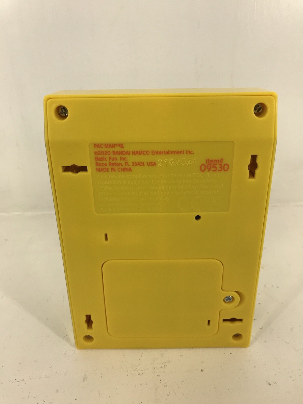 2020 Bandai Namco Mini 6 Inch Pac-Man Handheld Arcade Game Item # 09530