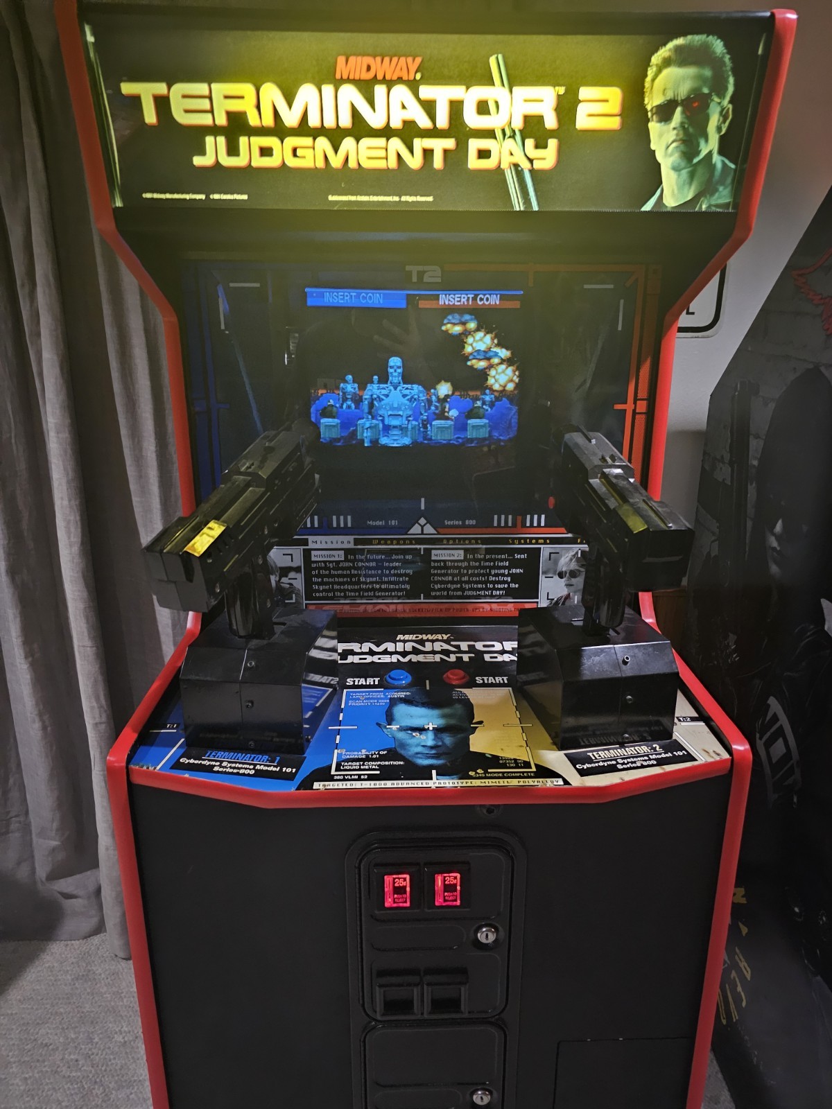 Terminator 2 Judgement Day 1991 Midway Arcade Game