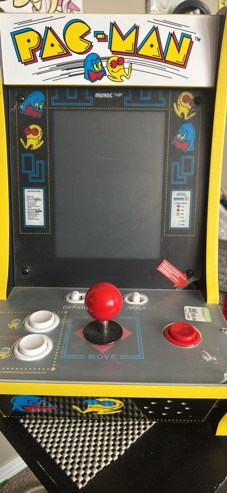 Arcade1Up Pac-Man Countertop Arcade Cabinet Machine Reproduction