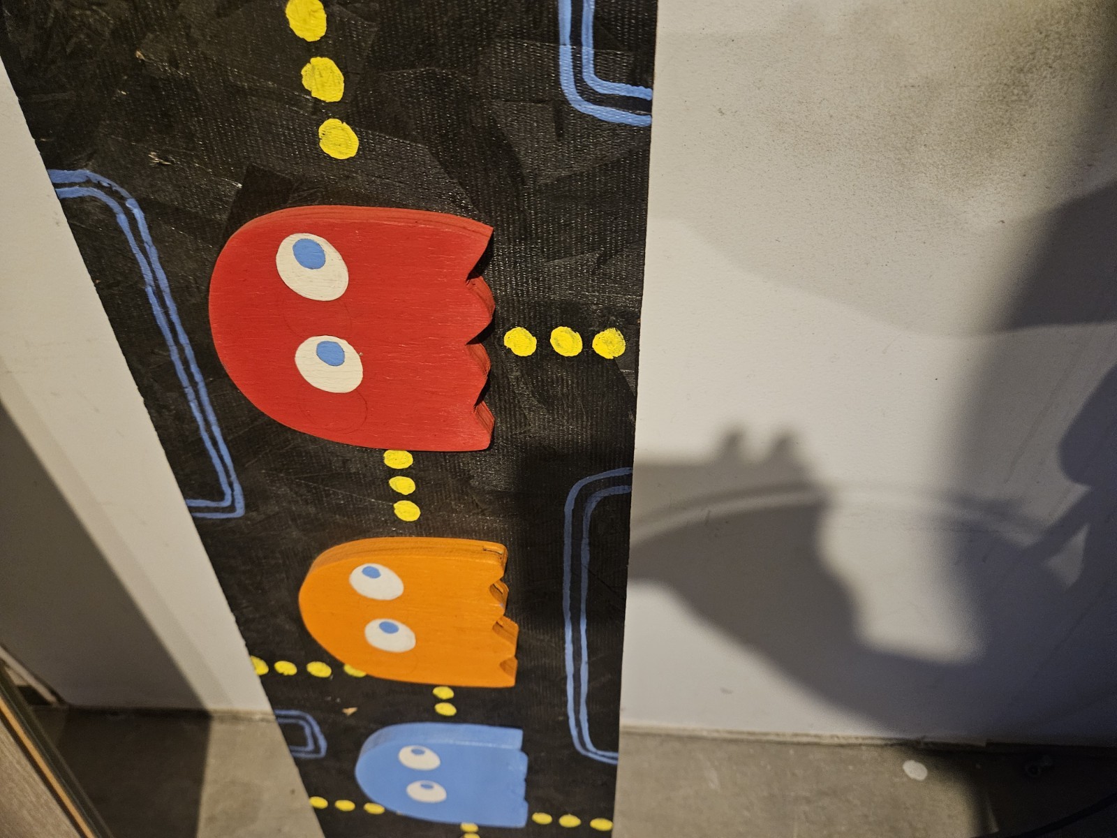 PAC MAN ARCADE GAME WOOD SIGNAGE COOL VINTAGE ART CLASSIC