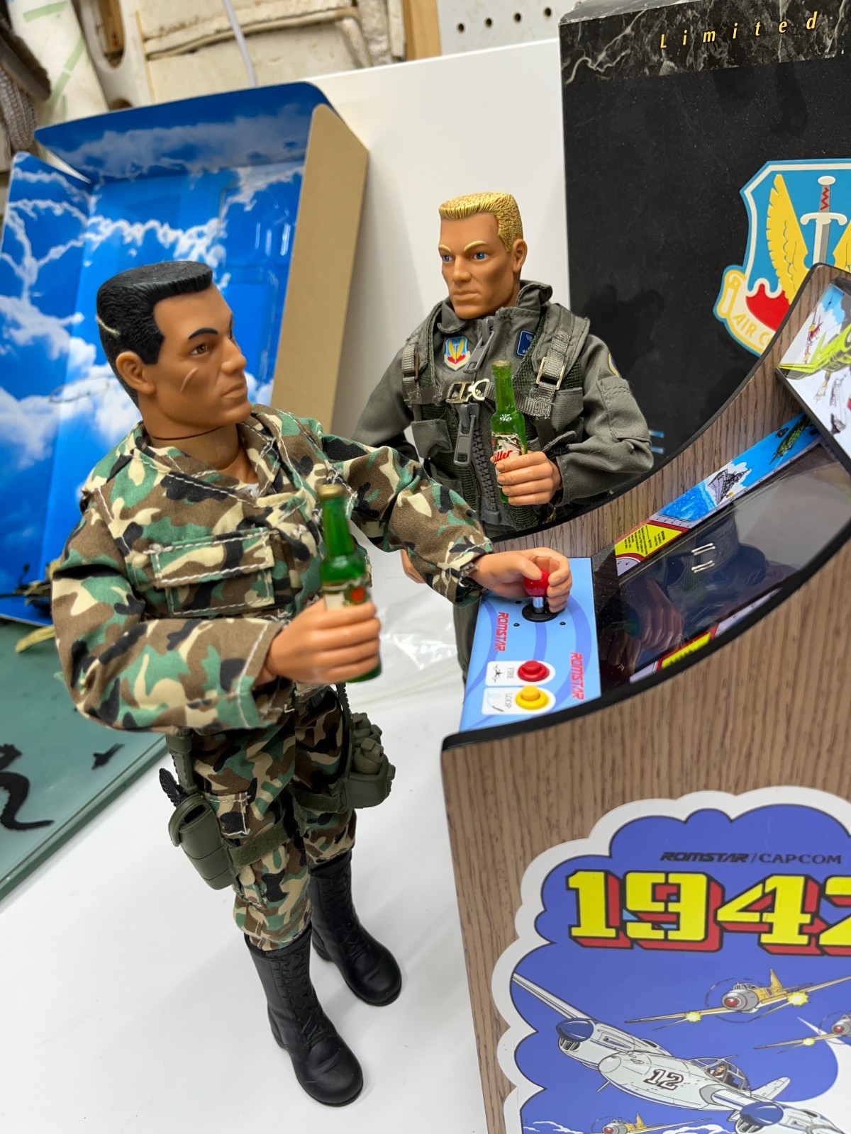 New Wave Toys Replicade 1942 & 1943 1/6 Scale Arcade Machine