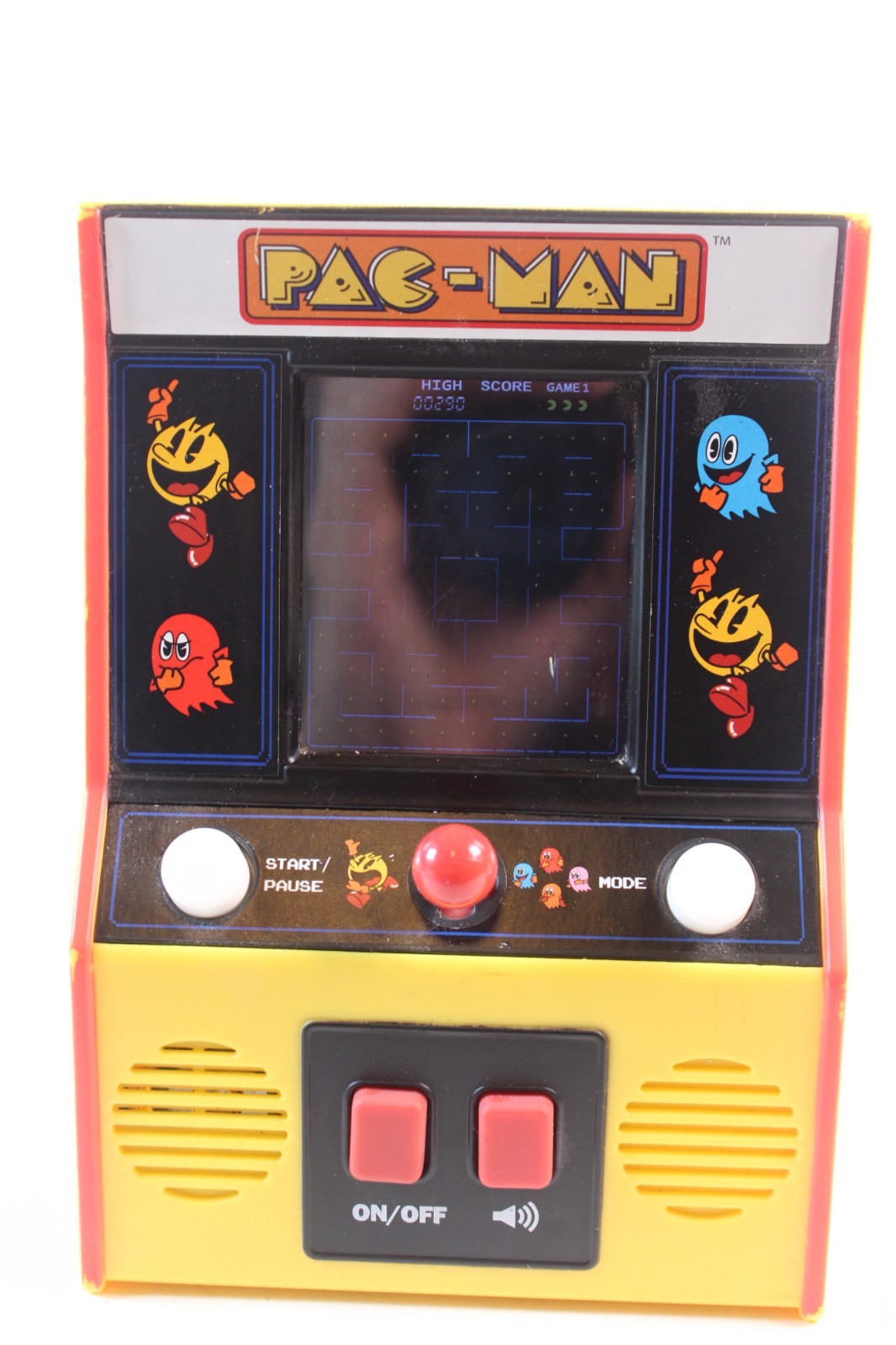 Mini Pac-Man Handheld Arcade Classics Game Pacman Bandai Namco Tested Working