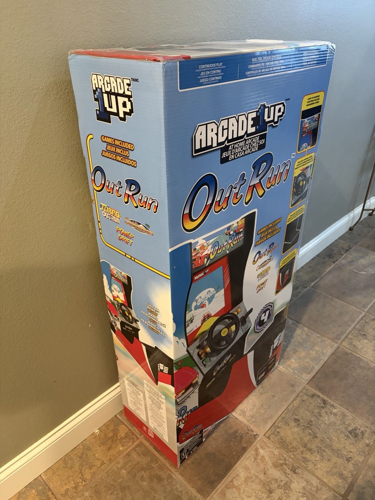 NEW! Arcade1up – OutRun (Sit-down) RARE GOLD SEALED! Arcade 1up Out Run 1up Game